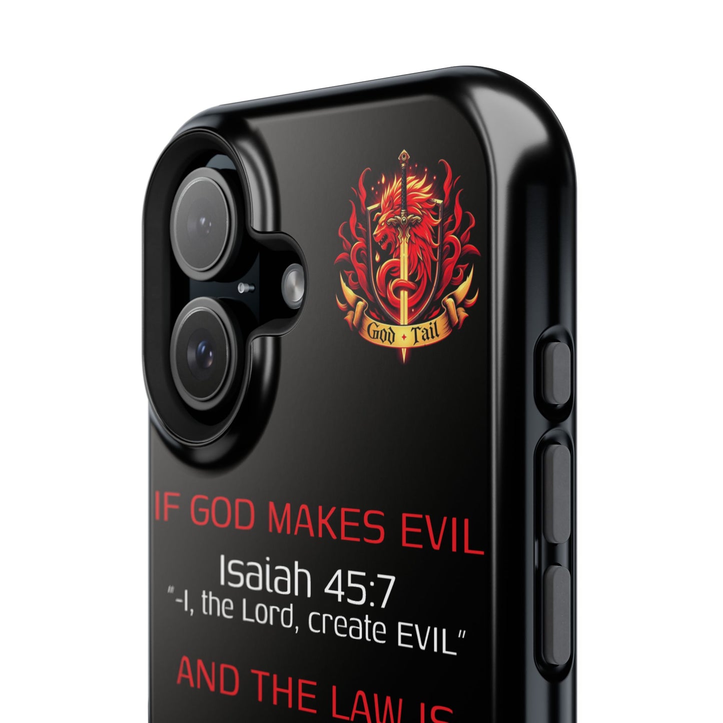 Inconsistency of God Creating Evil - (iPhone and Samsung Galaxy) Phone Case
