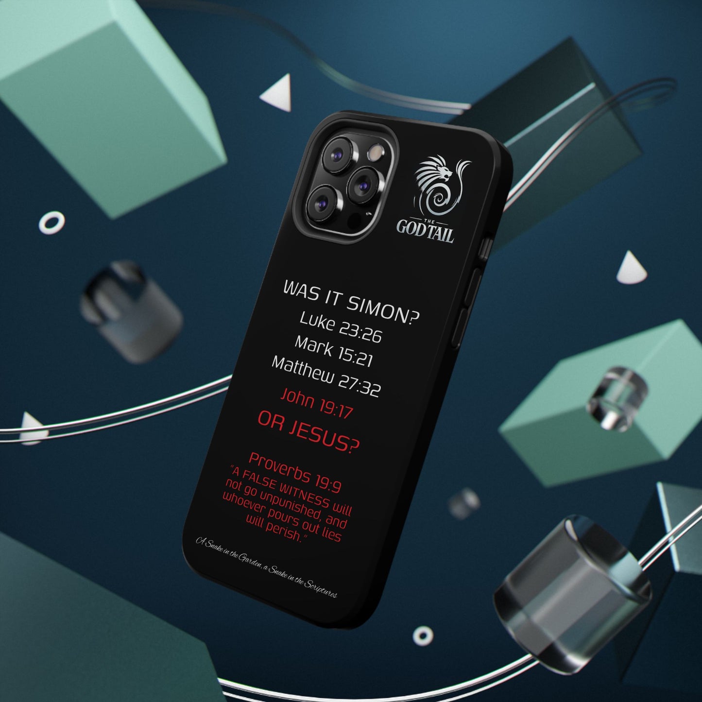 Who Carried the Cross Inconsistency - (iPhone & Samsung Galaxy) Phone Case