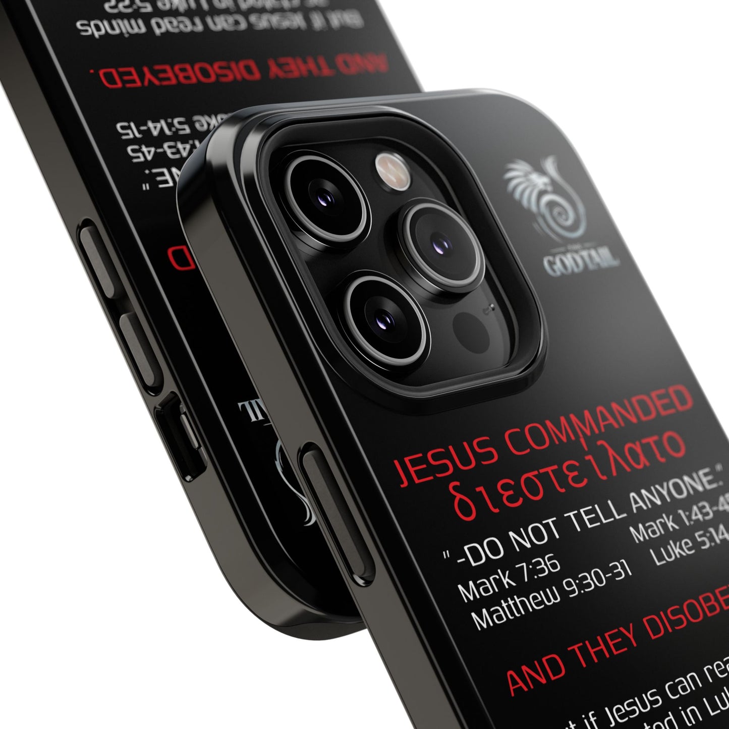 Jesus Leading to Sin Inconsistency - (iPhone & Samsung Galaxy) Phone Case