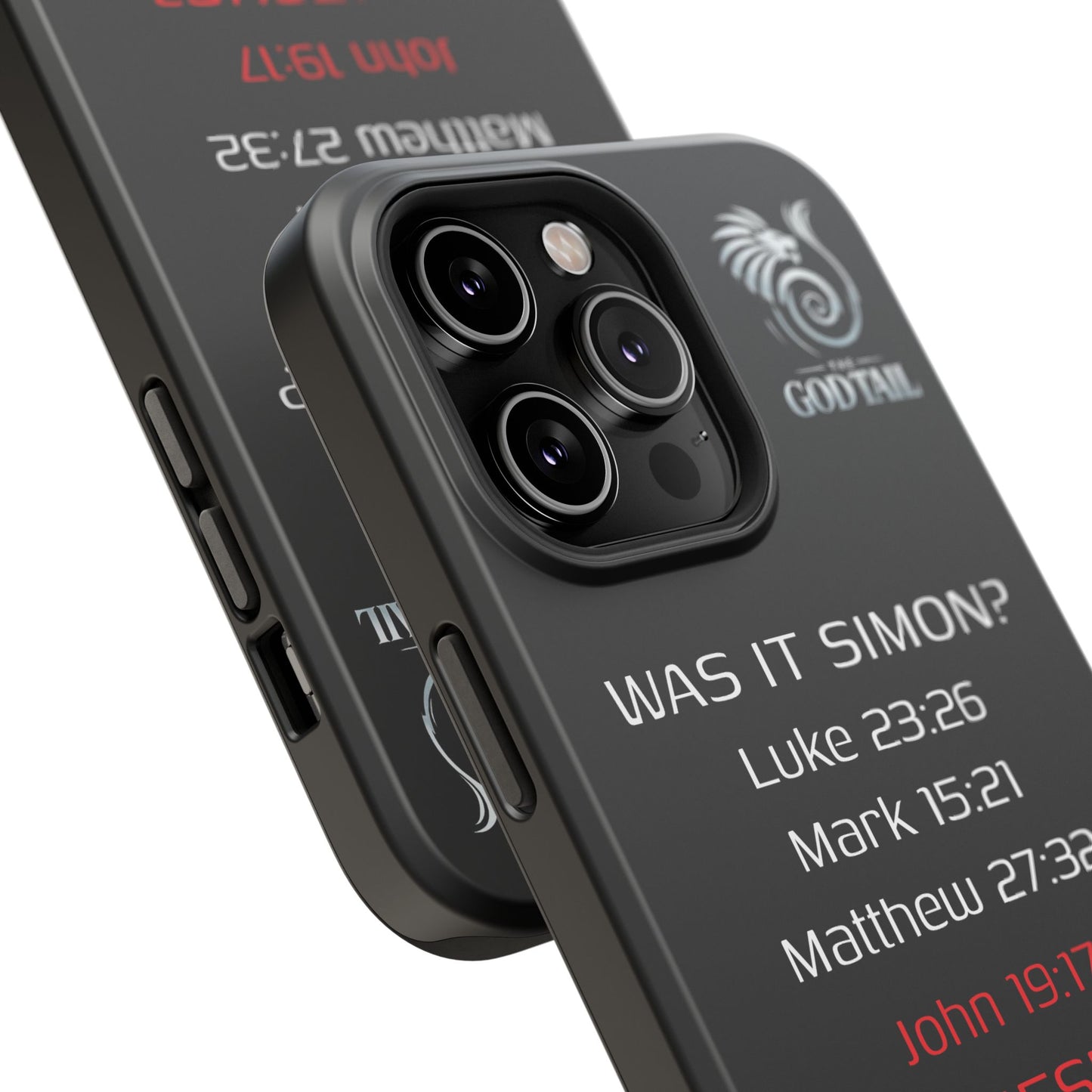 Who Carried the Cross Inconsistency - (iPhone & Samsung Galaxy) Phone Case
