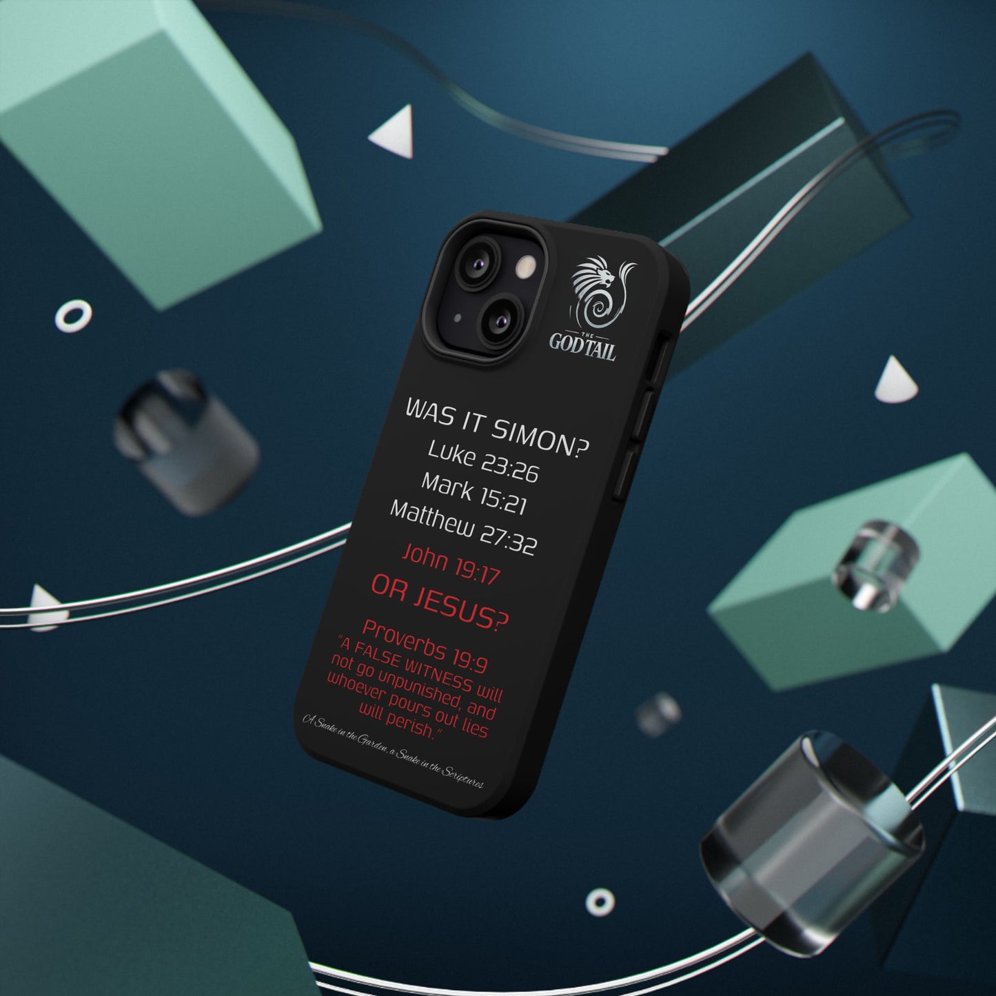 Who Carried the Cross Inconsistency - (iPhone & Samsung Galaxy) Phone Case
