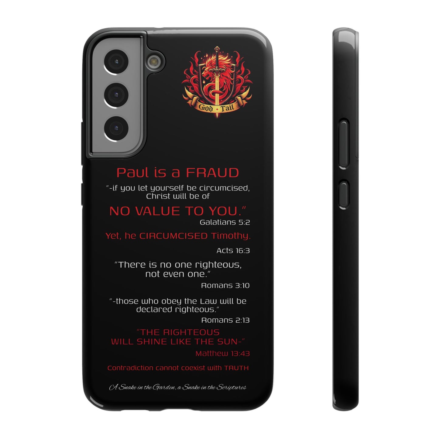 Paul's Inconsistent Philosophy - (iPhone & Samsung Galaxy) Phone Case