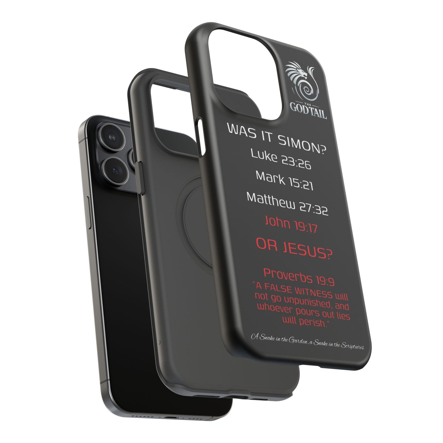 Who Carried the Cross Inconsistency - (iPhone & Samsung Galaxy) Phone Case