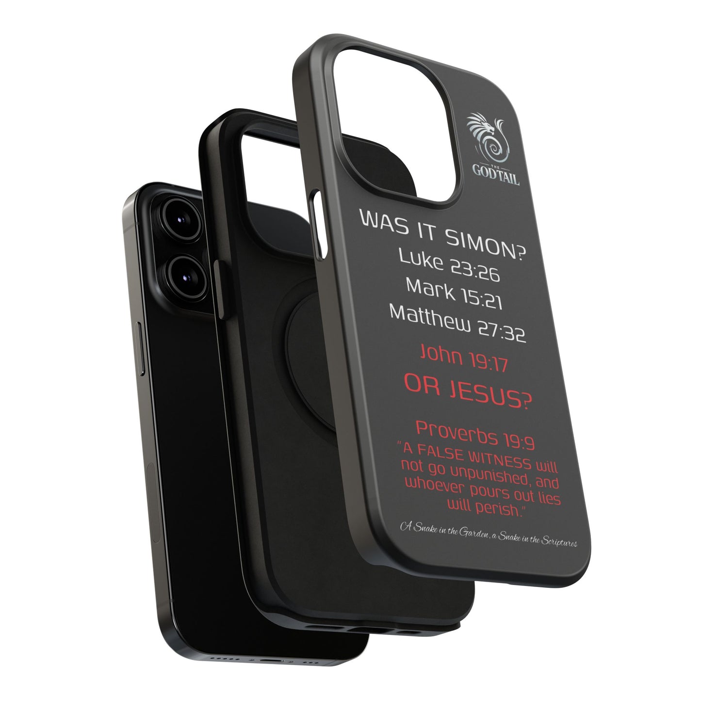 Who Carried the Cross Inconsistency - (iPhone & Samsung Galaxy) Phone Case