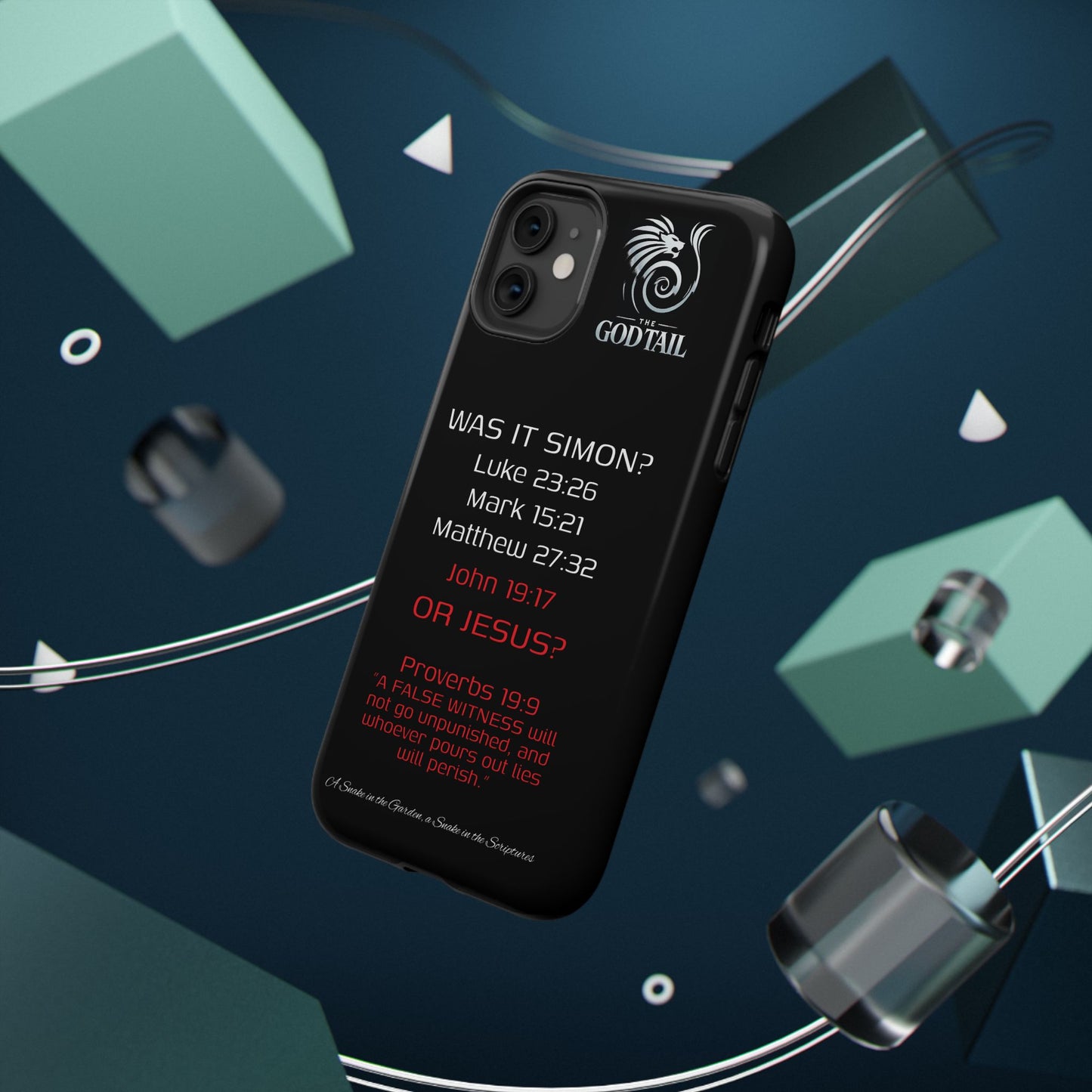 Who Carried the Cross Inconsistency - (iPhone & Samsung Galaxy) Phone Case