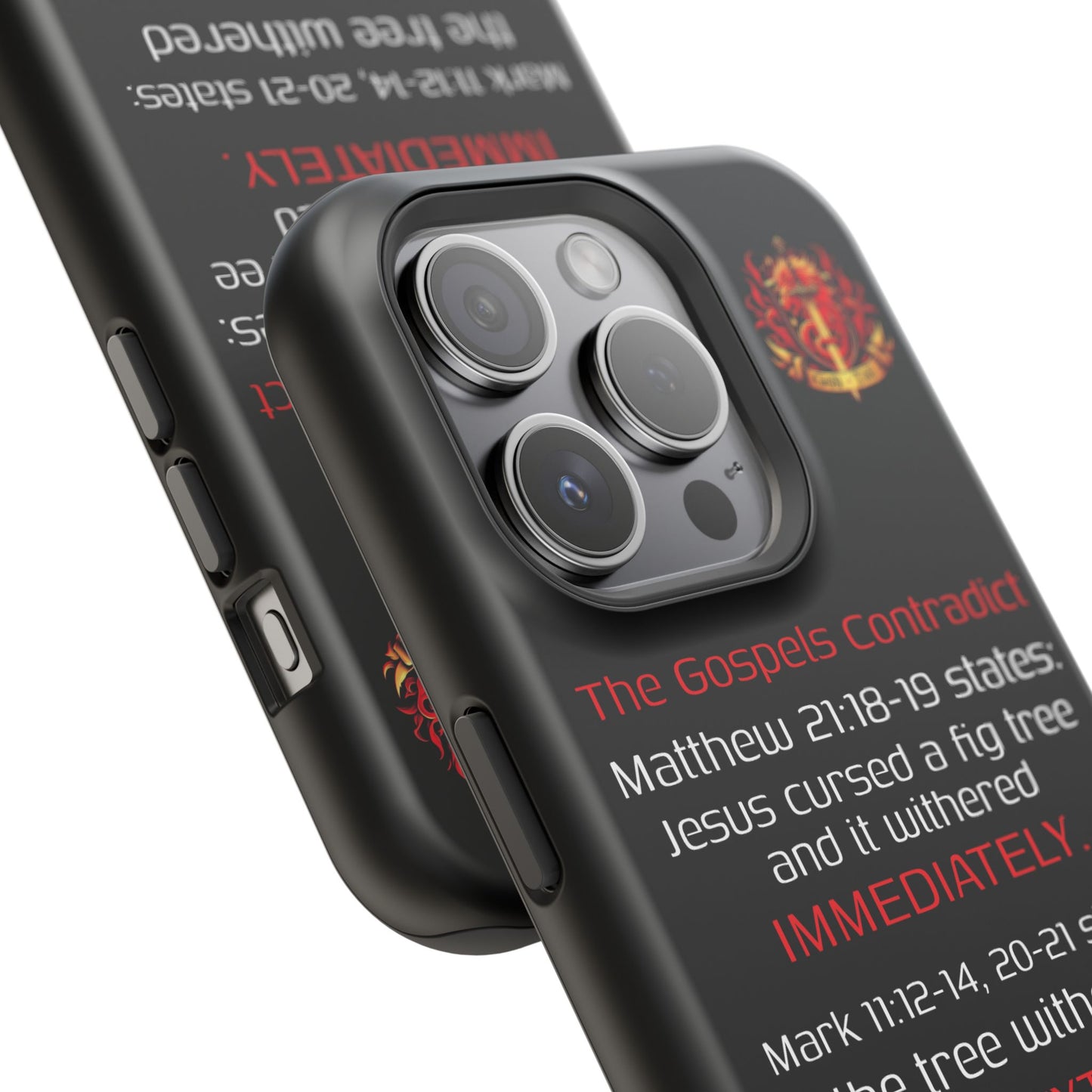 Fig Tree Inconsistency (iPhone & Samsung Galaxy) Religious iPhone Case