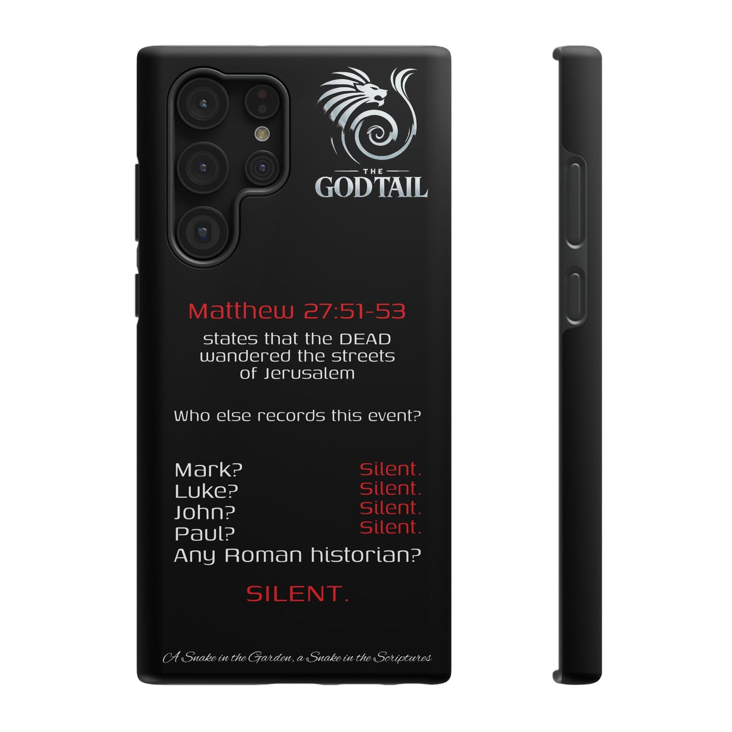 Dead Wandering the Streets Inconsistency - (iPhone & Samsung Galaxy) Religious Phone Case