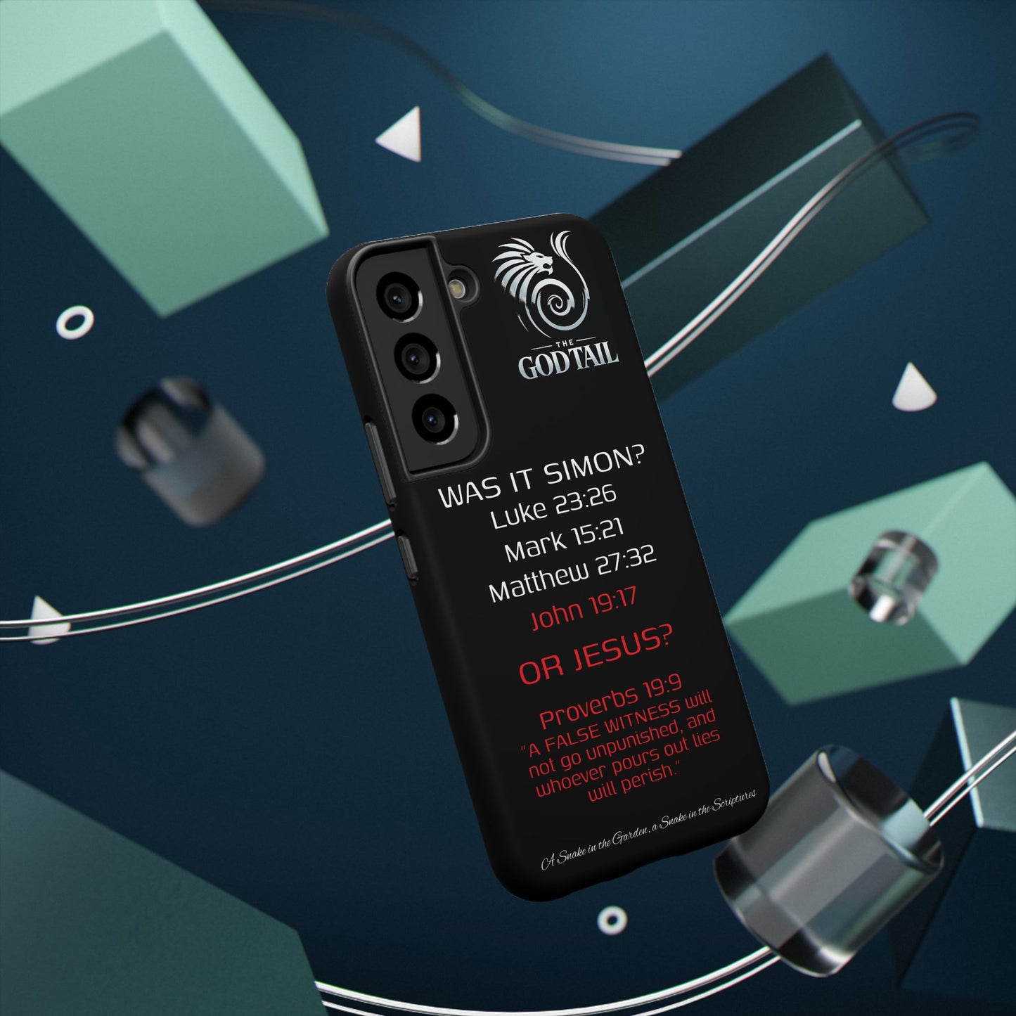 Who Carried the Cross Inconsistency - (iPhone & Samsung Galaxy) Phone Case