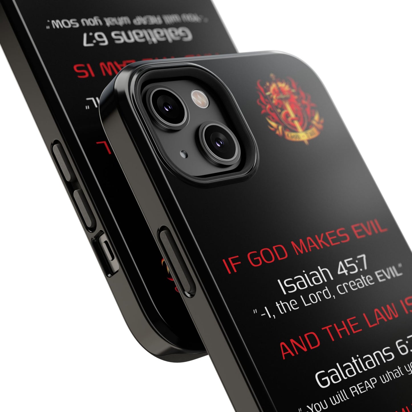 Inconsistency of God Creating Evil - (iPhone and Samsung Galaxy) Phone Case