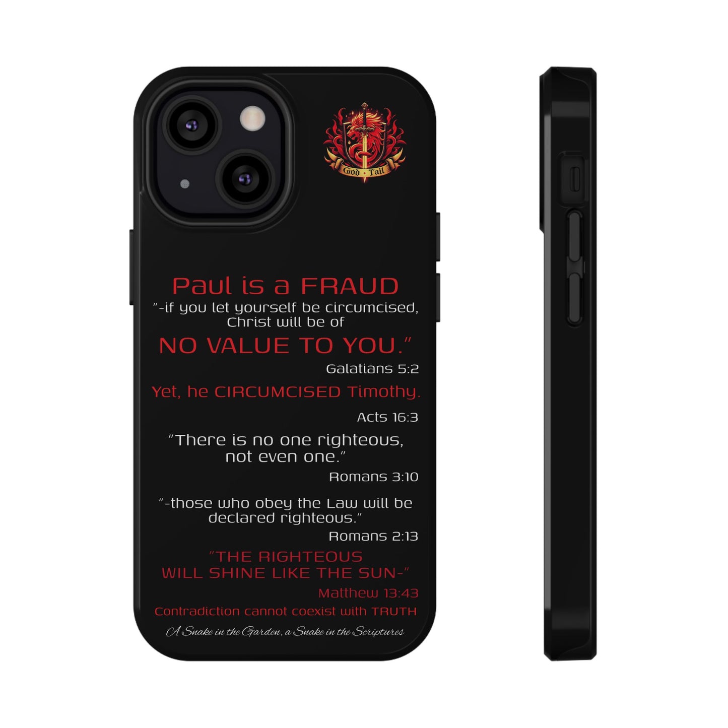 Paul's Inconsistent Philosophy - (iPhone & Samsung Galaxy) Phone Case