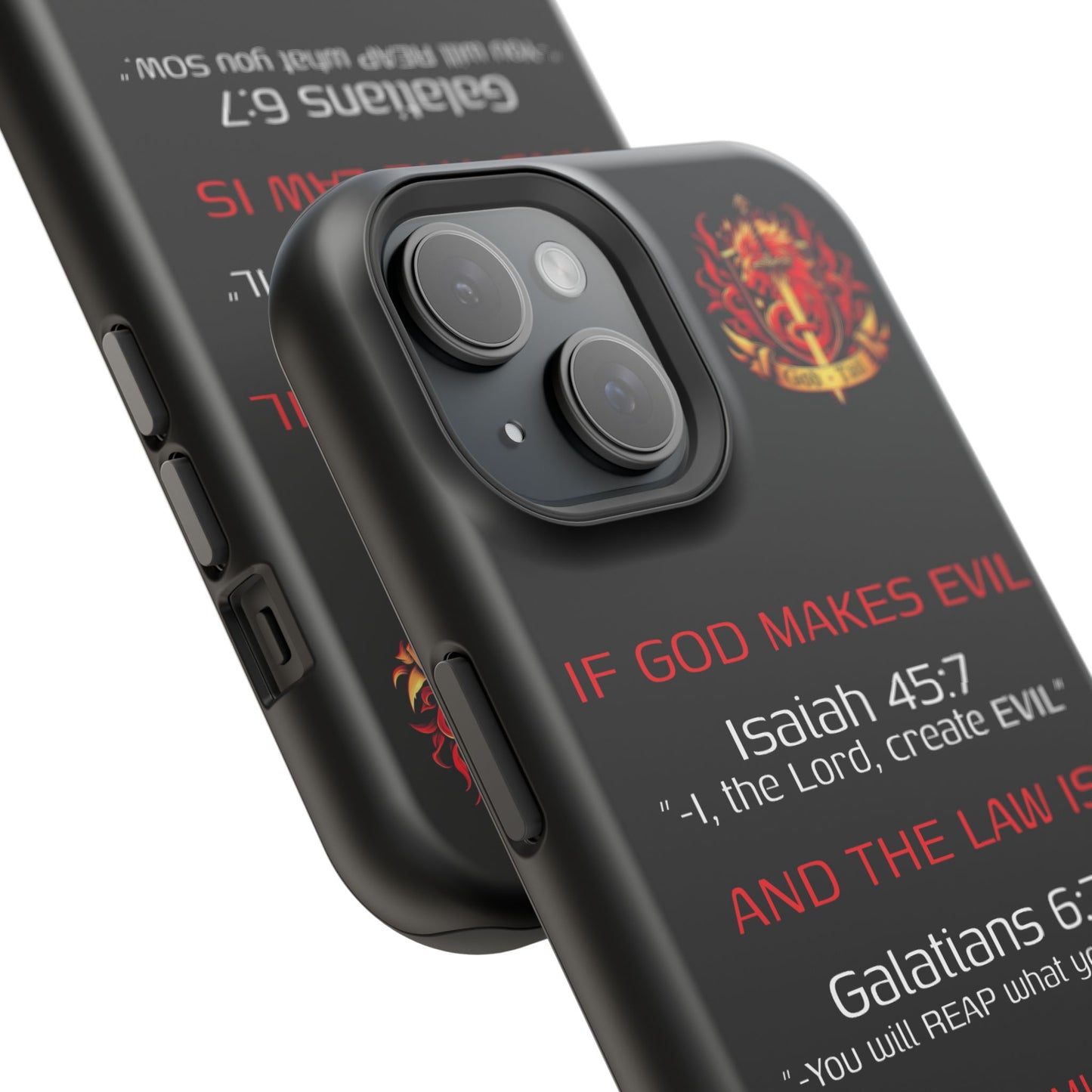 Inconsistency of God Creating Evil - (iPhone and Samsung Galaxy) Phone Case