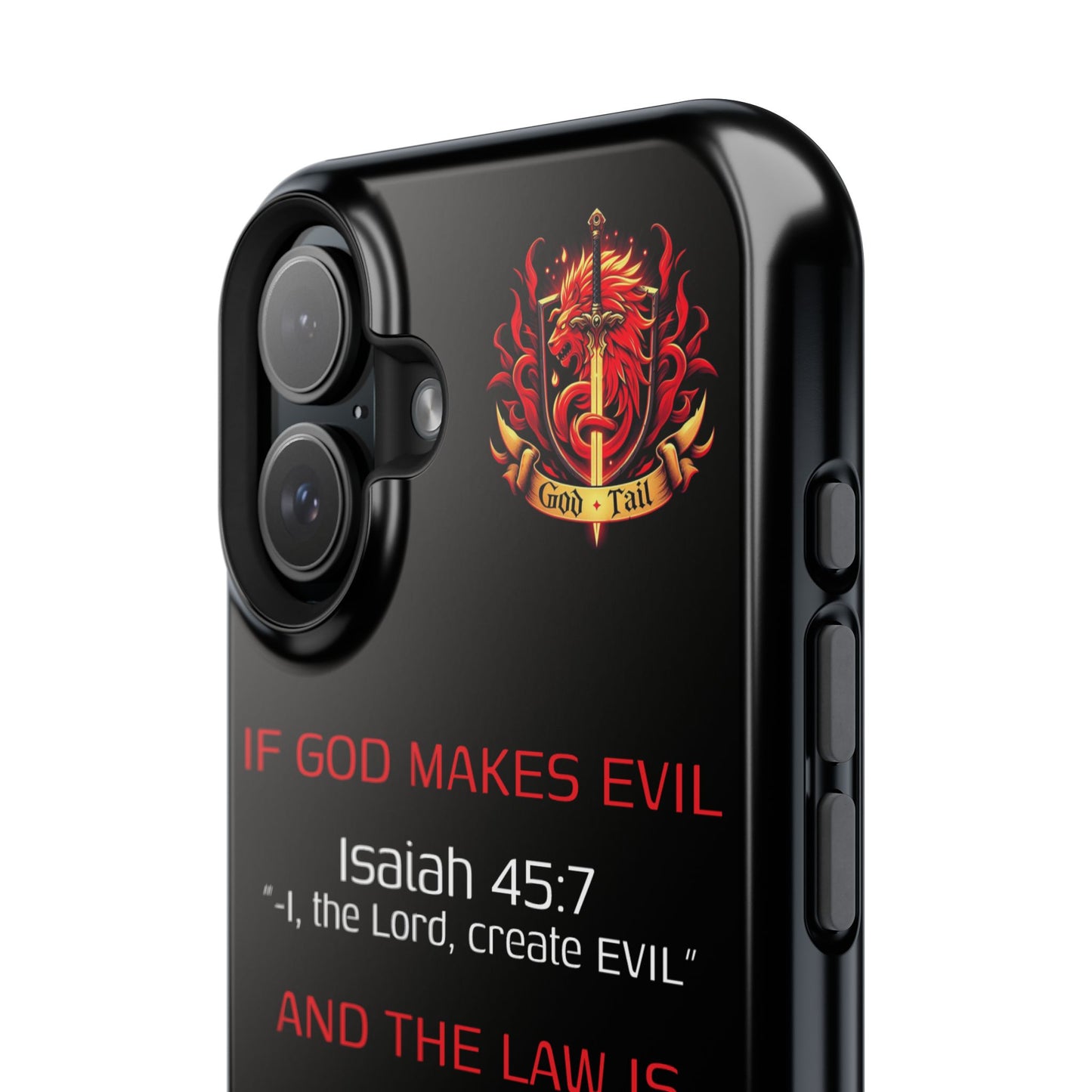 Inconsistency of God Creating Evil - (iPhone and Samsung Galaxy) Phone Case
