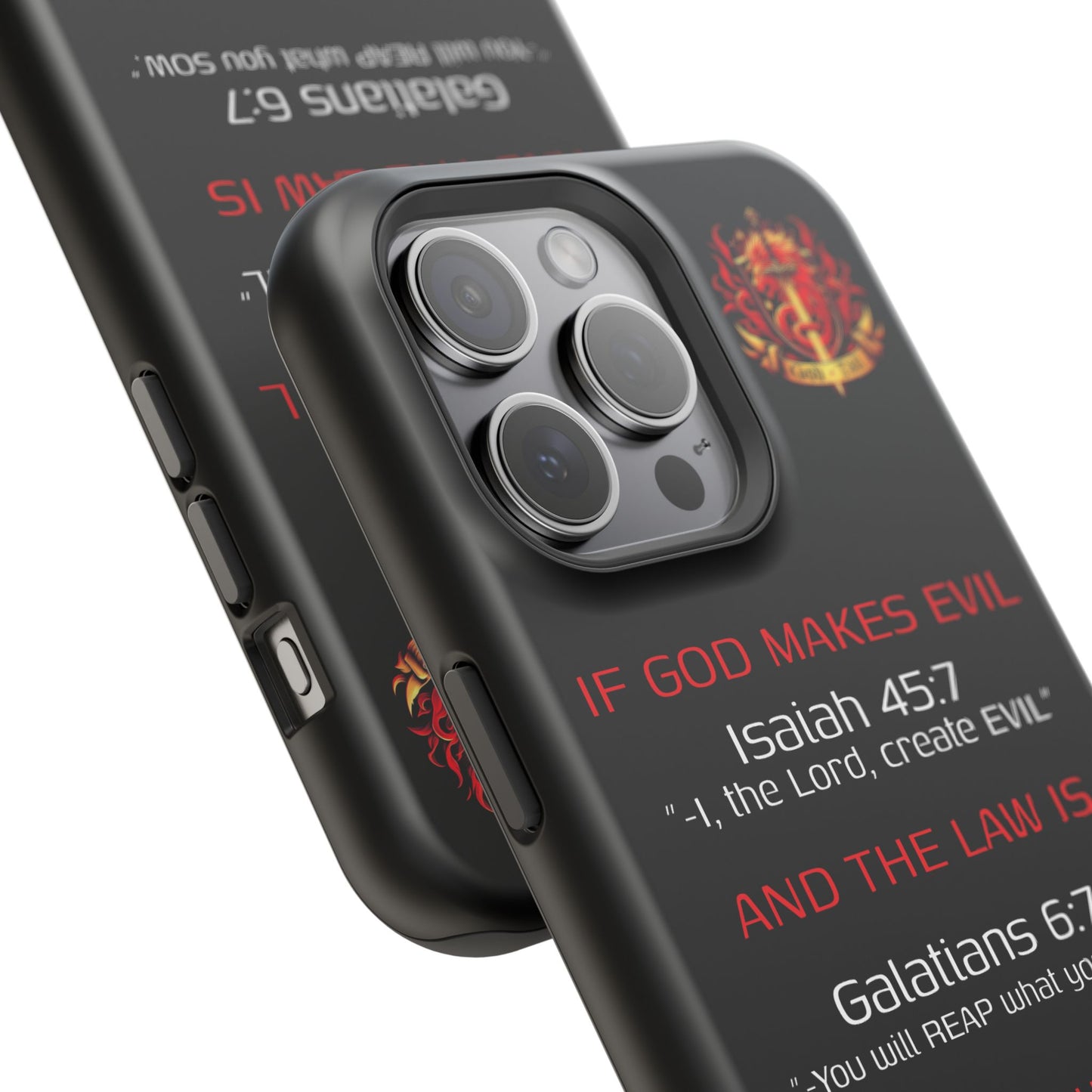 Inconsistency of God Creating Evil - (iPhone and Samsung Galaxy) Phone Case