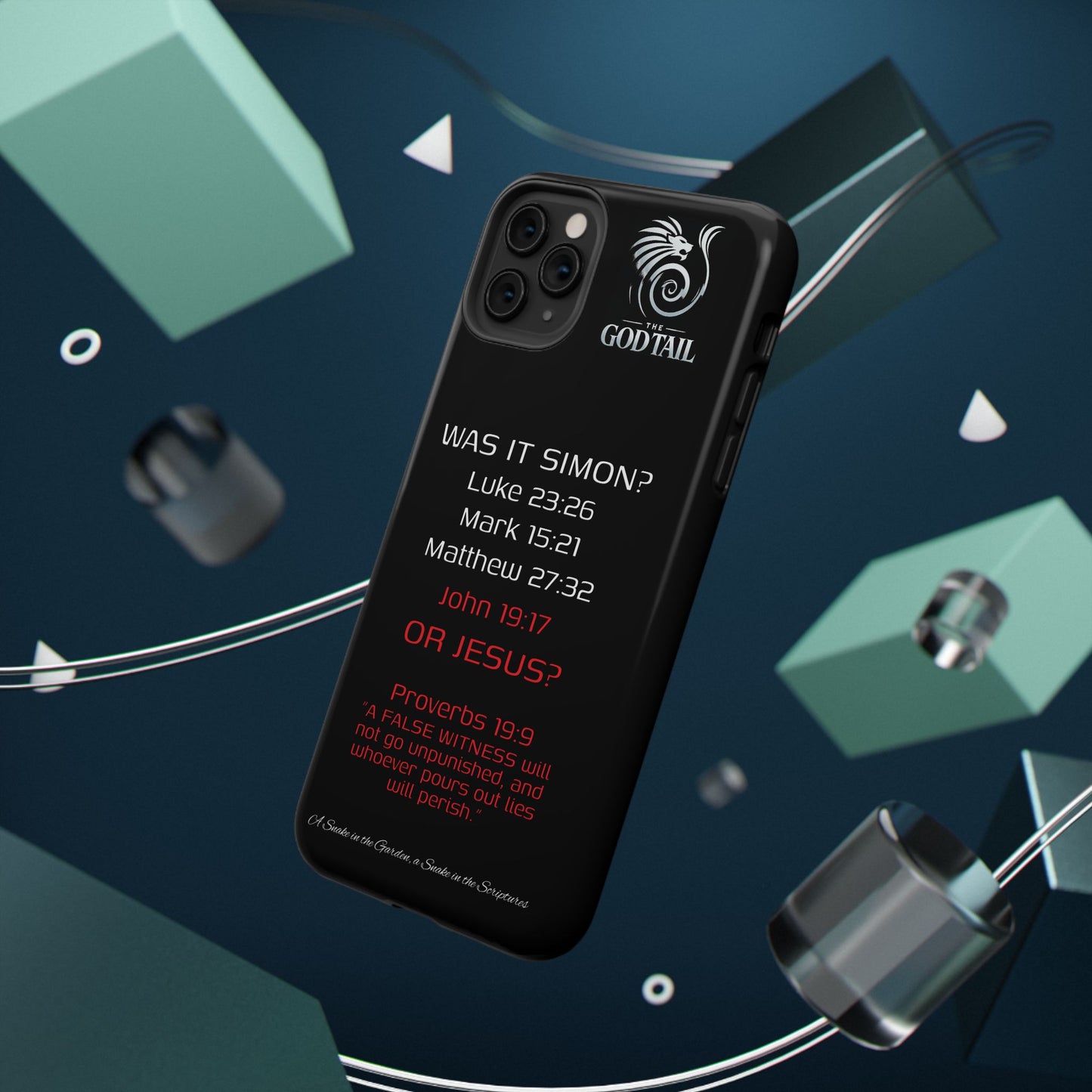 Who Carried the Cross Inconsistency - (iPhone & Samsung Galaxy) Phone Case