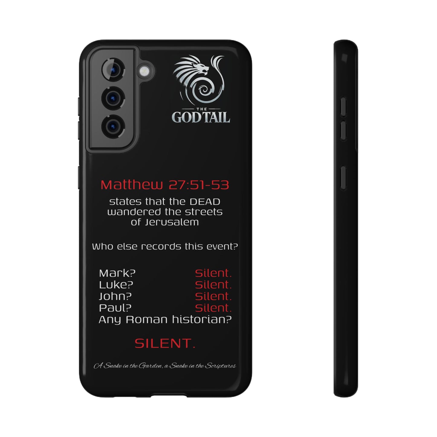 Dead Wandering the Streets Inconsistency - (iPhone & Samsung Galaxy) Religious Phone Case