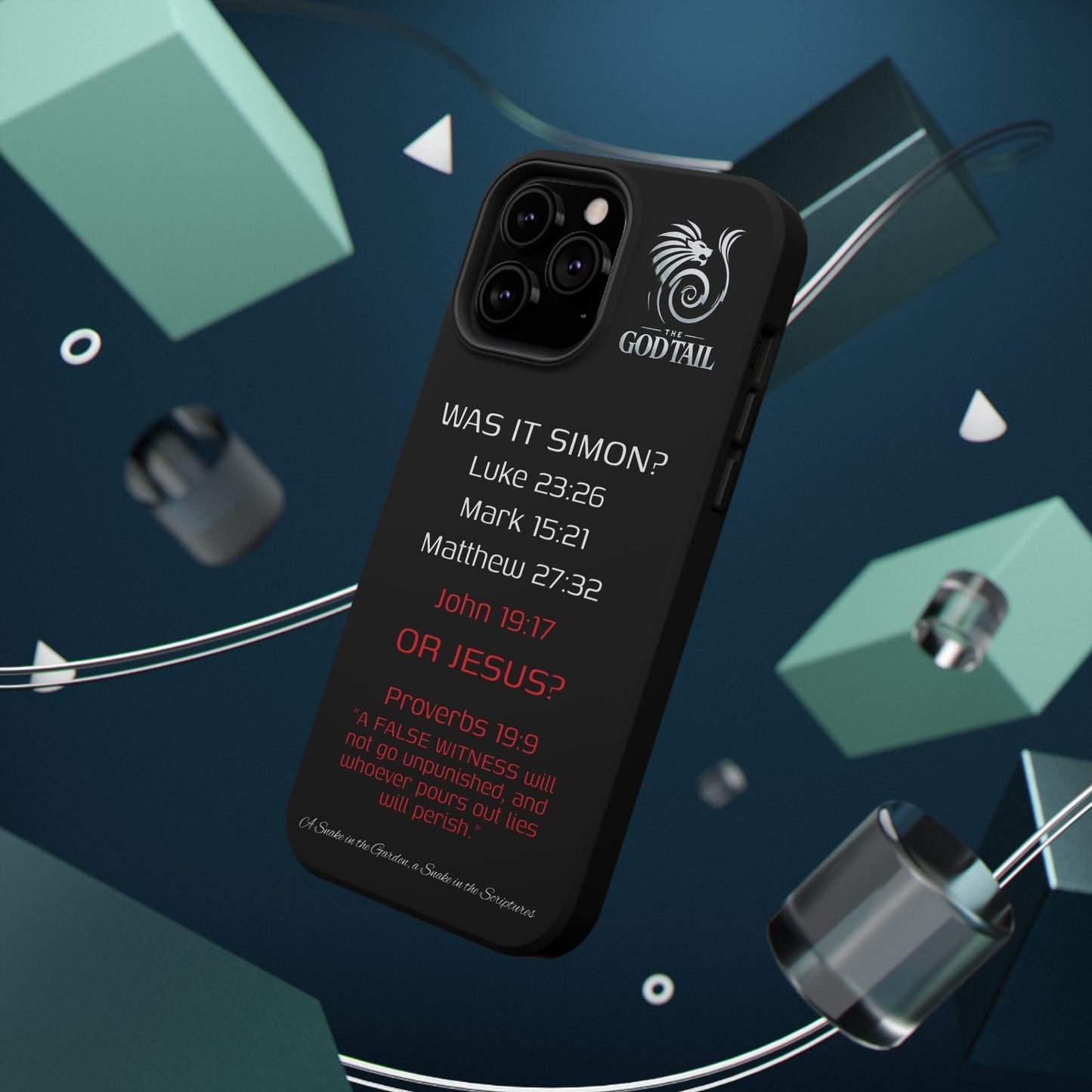 Who Carried the Cross Inconsistency - (iPhone & Samsung Galaxy) Phone Case