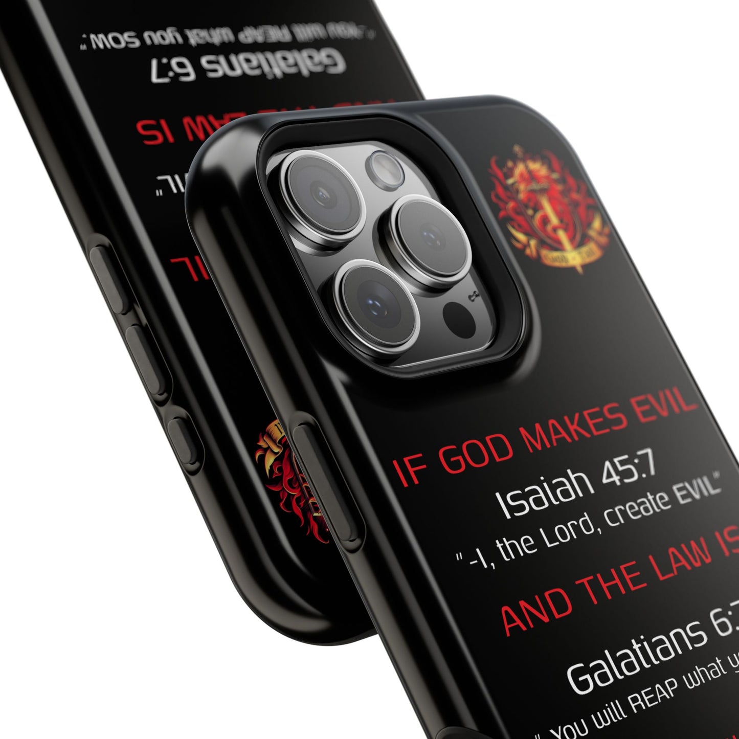 Inconsistency of God Creating Evil - (iPhone and Samsung Galaxy) Phone Case