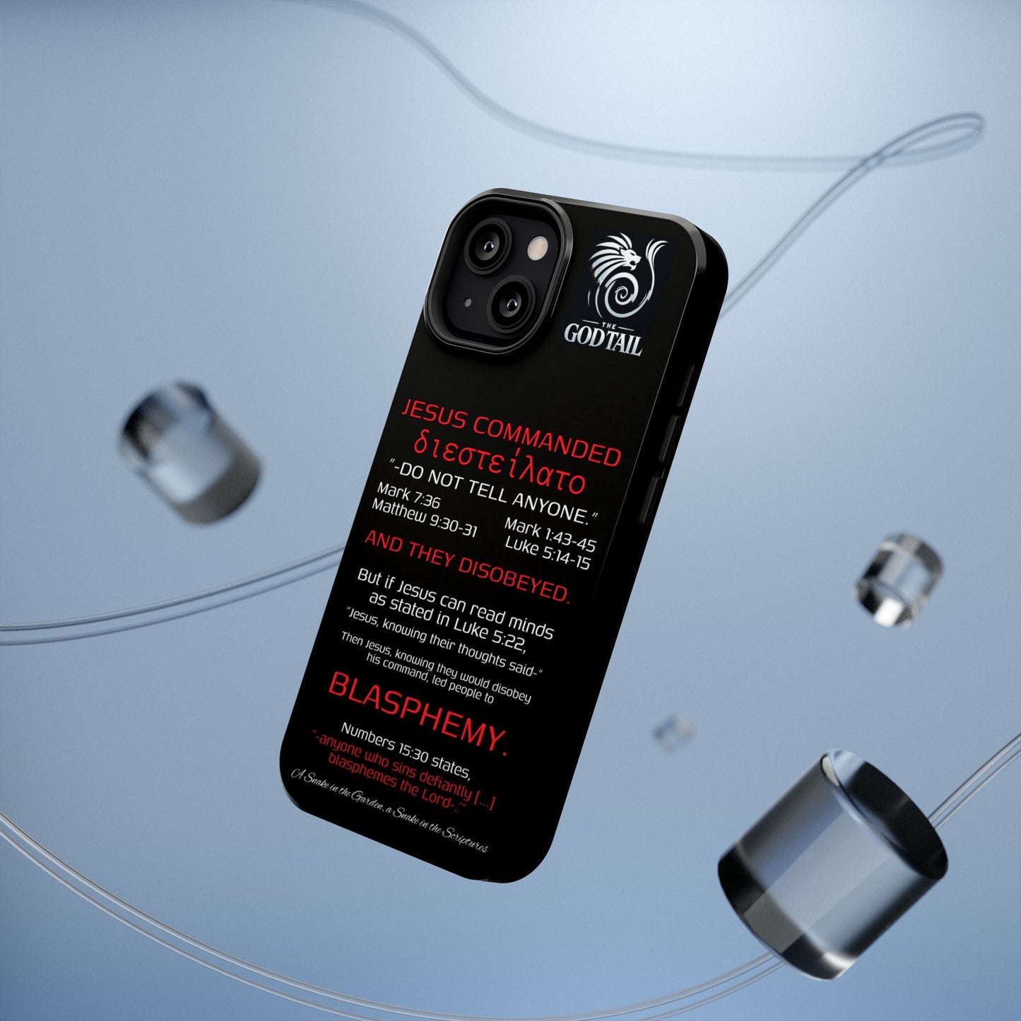Jesus Leading to Sin Inconsistency - (iPhone & Samsung Galaxy) Phone Case