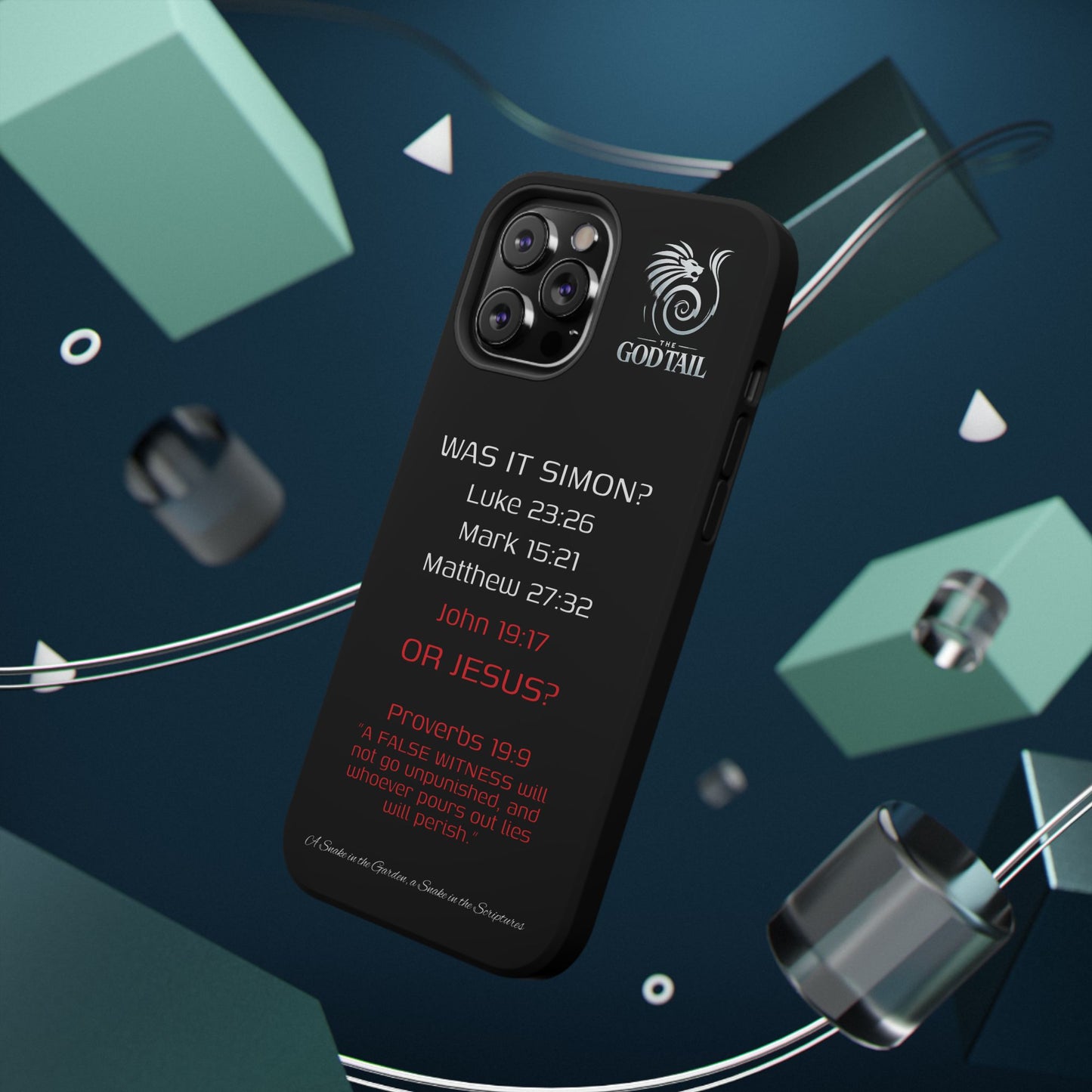 Who Carried the Cross Inconsistency - (iPhone & Samsung Galaxy) Phone Case