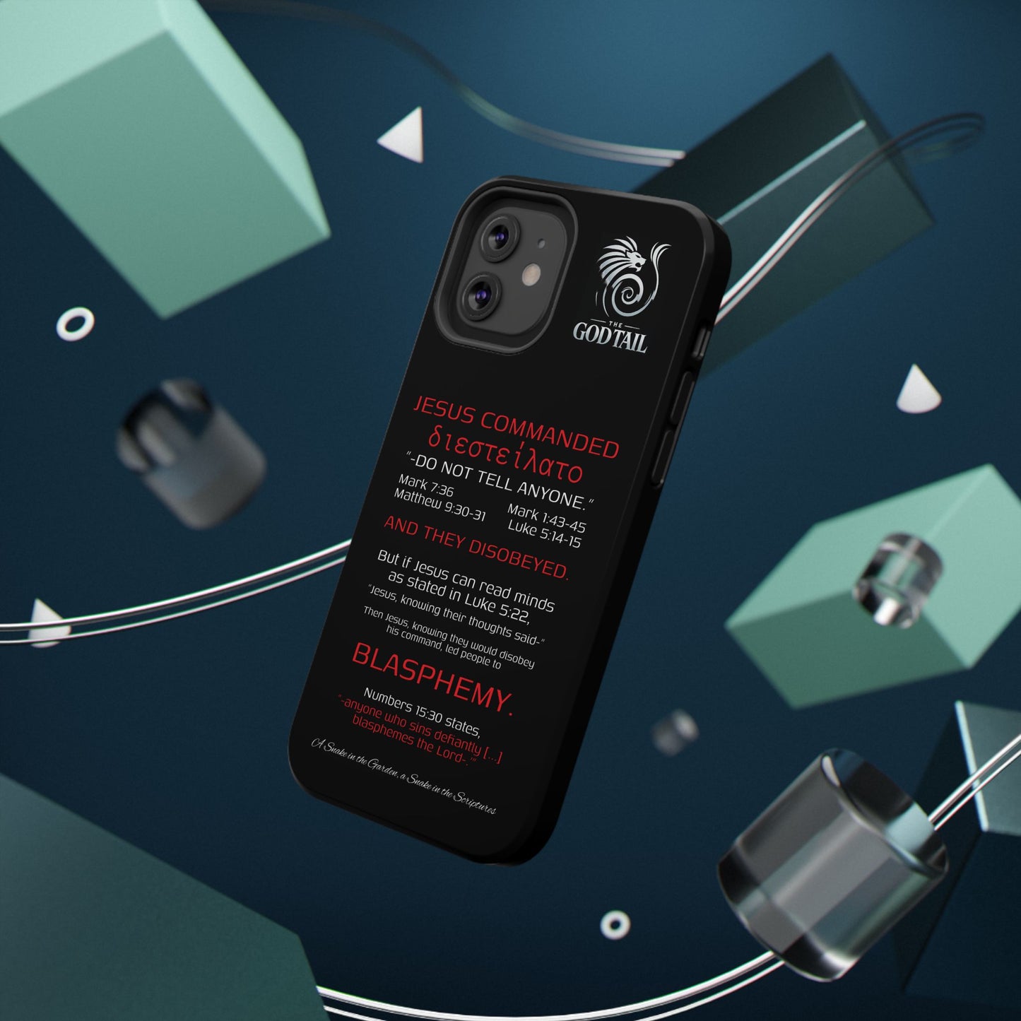 Jesus Leading to Sin Inconsistency - (iPhone & Samsung Galaxy) Phone Case