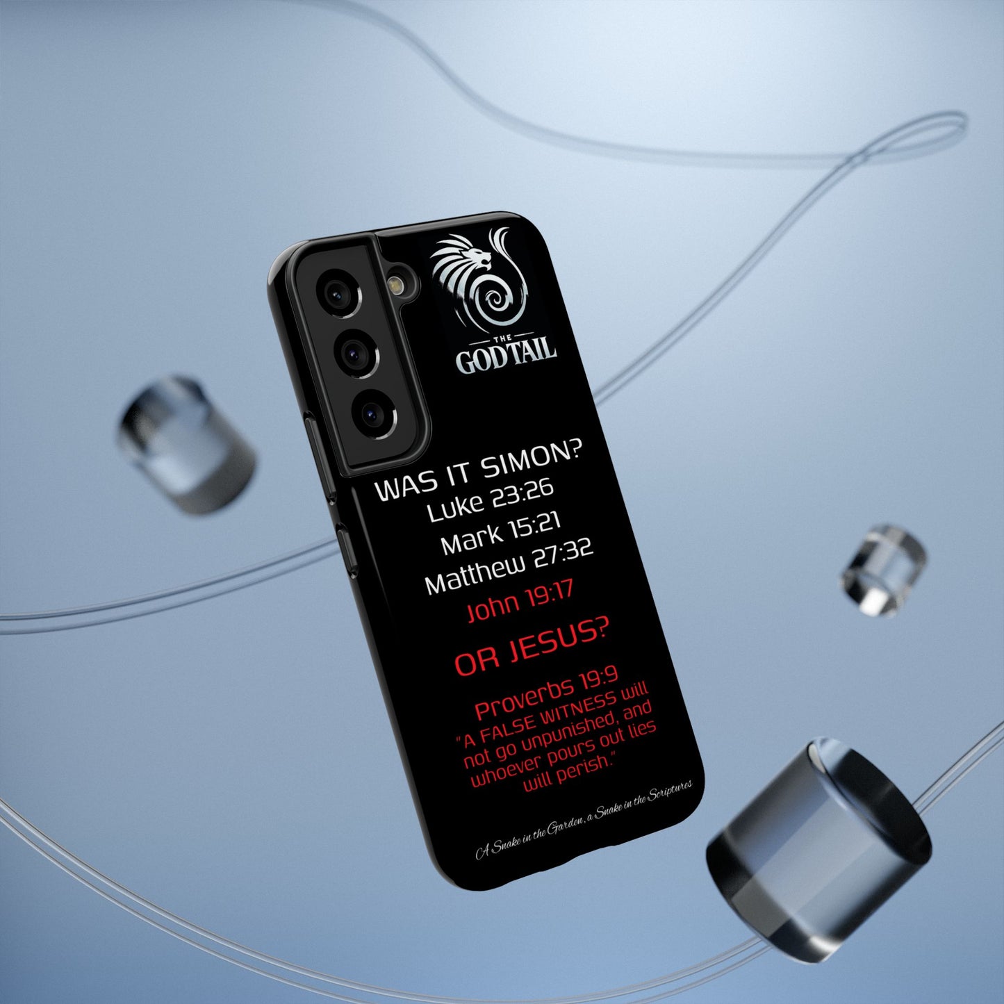 Who Carried the Cross Inconsistency - (iPhone & Samsung Galaxy) Phone Case