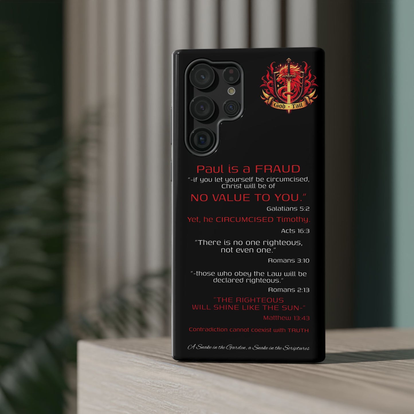Paul's Inconsistent Philosophy - (iPhone & Samsung Galaxy) Phone Case