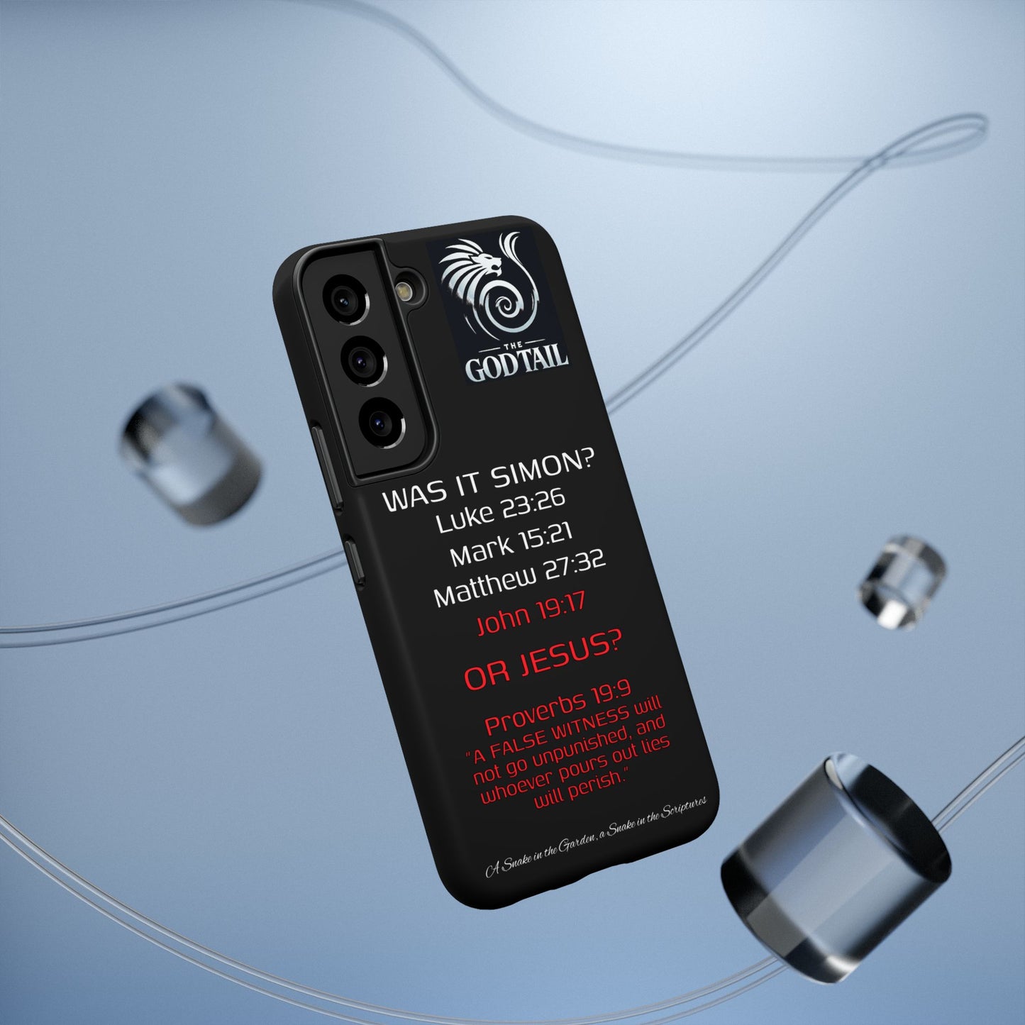 Who Carried the Cross Inconsistency - (iPhone & Samsung Galaxy) Phone Case
