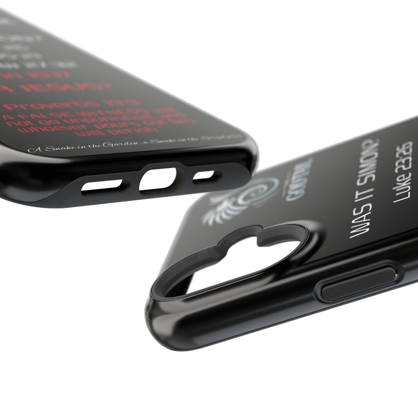 Who Carried the Cross Inconsistency - (iPhone & Samsung Galaxy) Phone Case