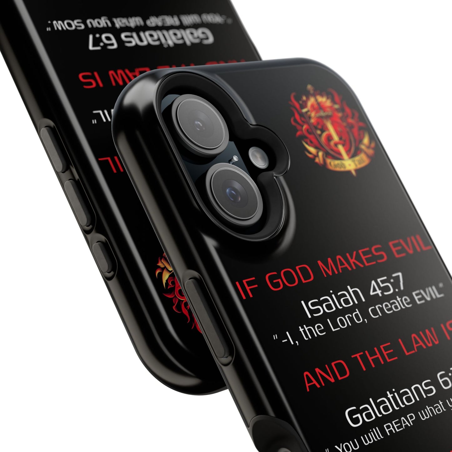 Inconsistency of God Creating Evil - (iPhone and Samsung Galaxy) Phone Case