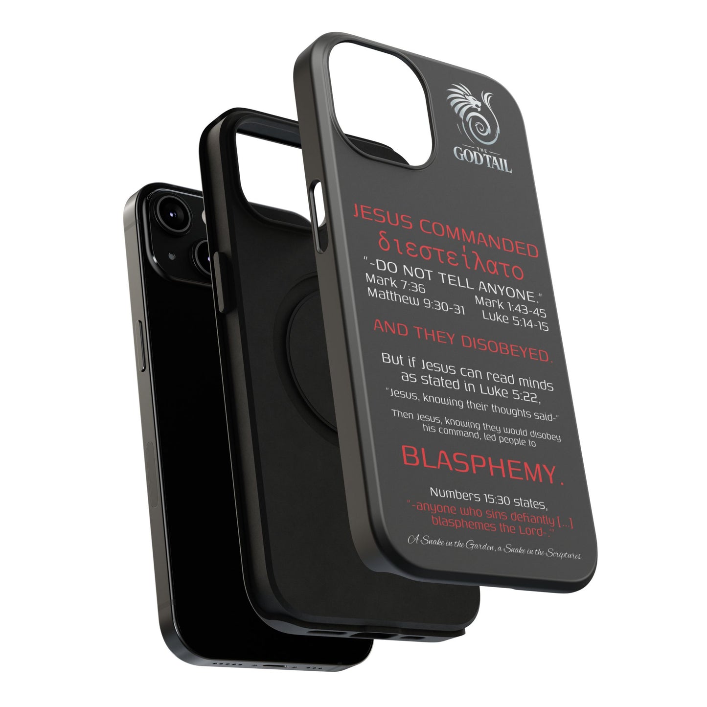 Jesus Leading to Sin Inconsistency - (iPhone & Samsung Galaxy) Phone Case