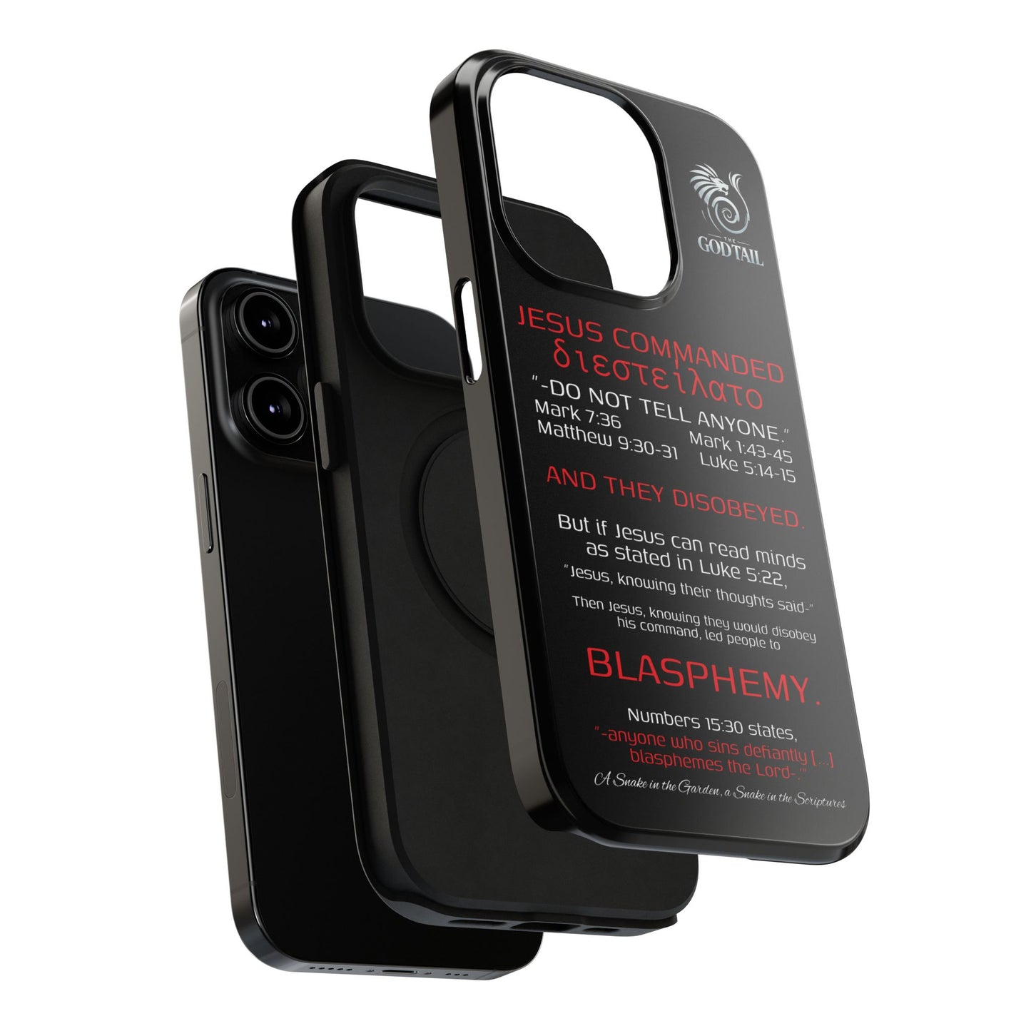 Jesus Leading to Sin Inconsistency - (iPhone & Samsung Galaxy) Phone Case