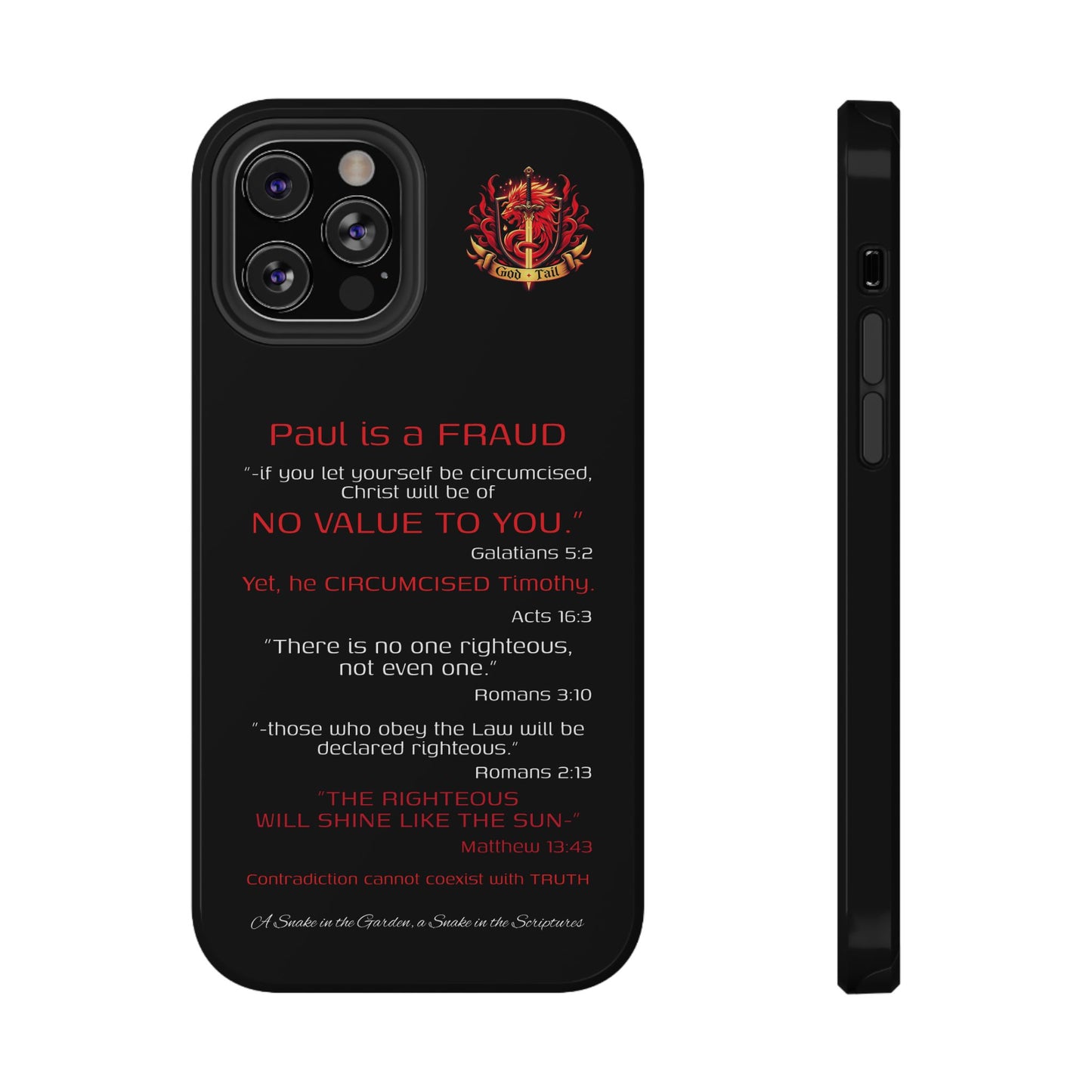Paul's Inconsistent Philosophy - (iPhone & Samsung Galaxy) Phone Case