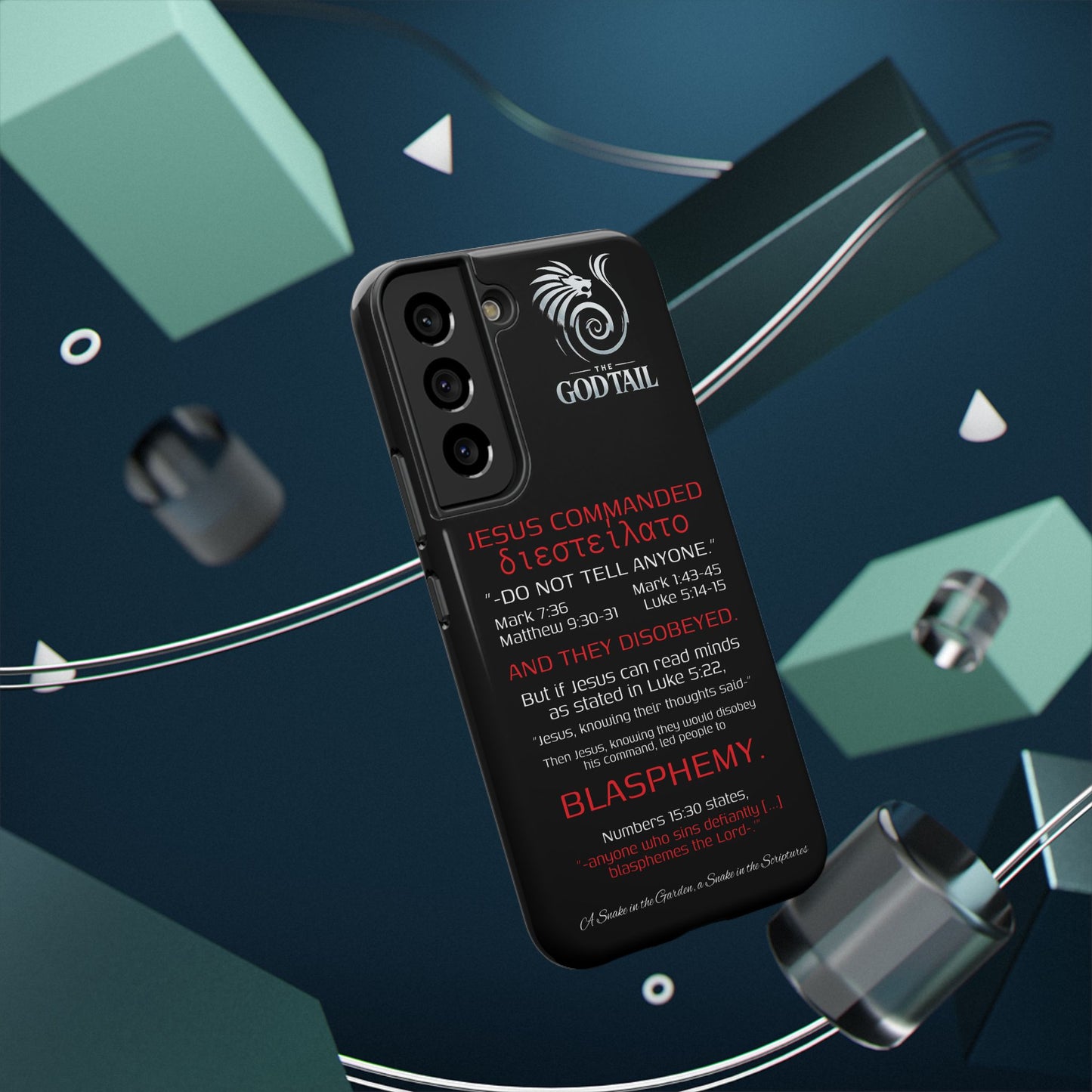 Jesus Leading to Sin Inconsistency - (iPhone & Samsung Galaxy) Phone Case