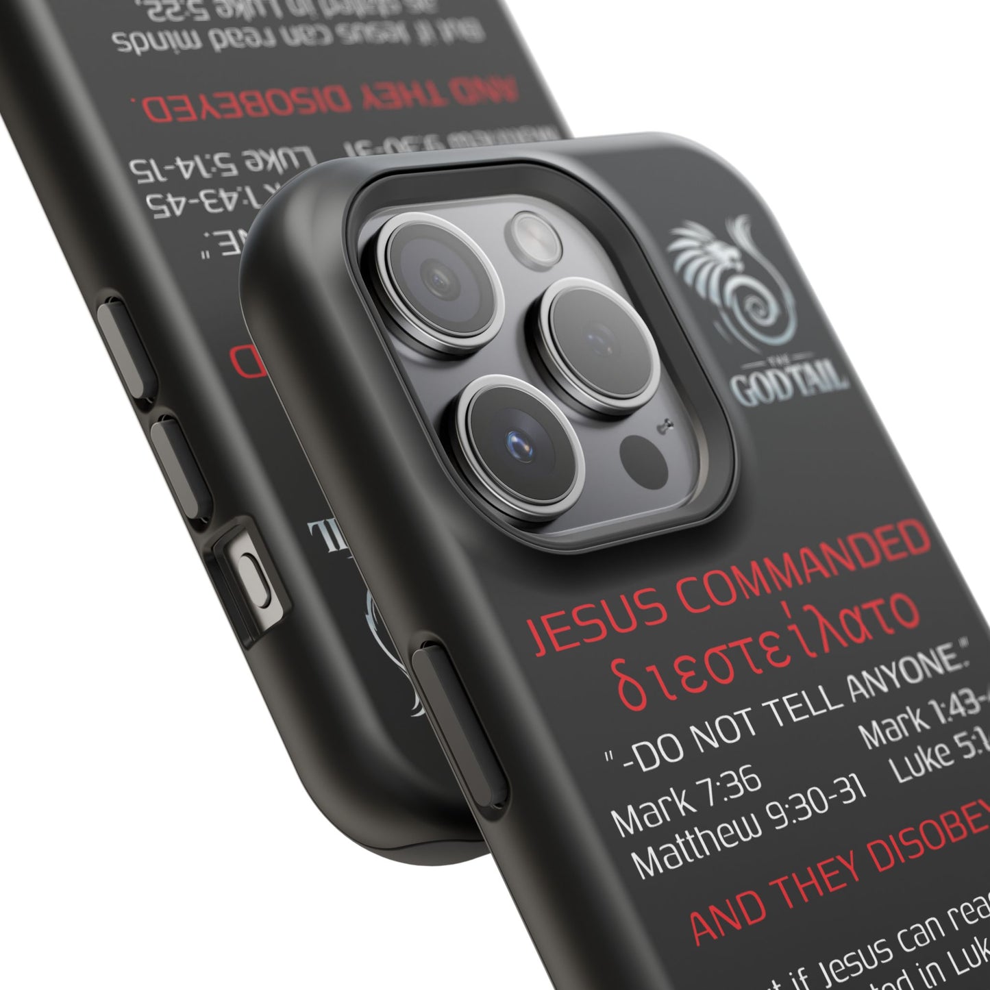 Jesus Leading to Sin Inconsistency - (iPhone & Samsung Galaxy) Phone Case