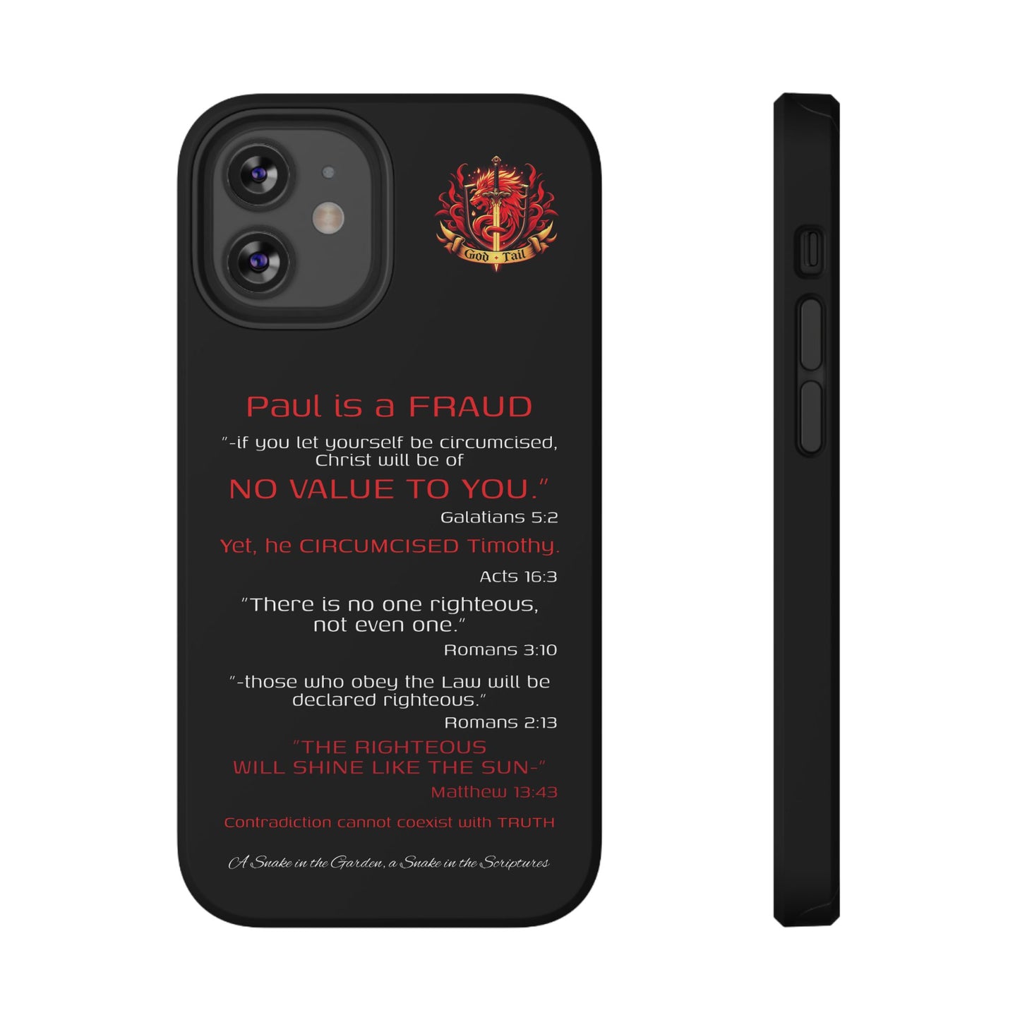 Paul's Inconsistent Philosophy - (iPhone & Samsung Galaxy) Phone Case