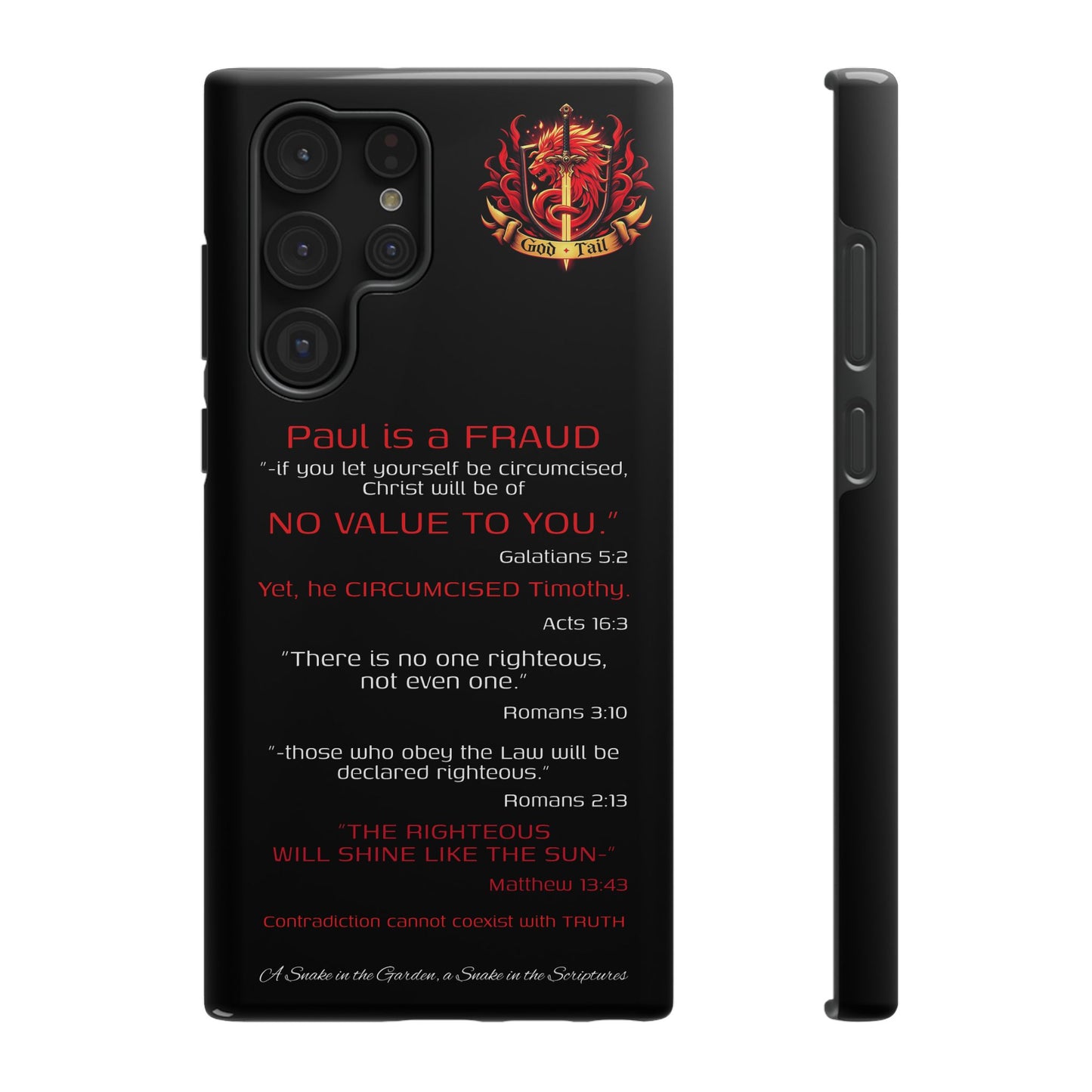 Paul's Inconsistent Philosophy - (iPhone & Samsung Galaxy) Phone Case