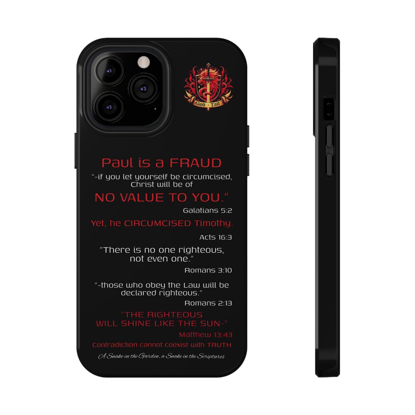 Paul's Inconsistent Philosophy - (iPhone & Samsung Galaxy) Phone Case