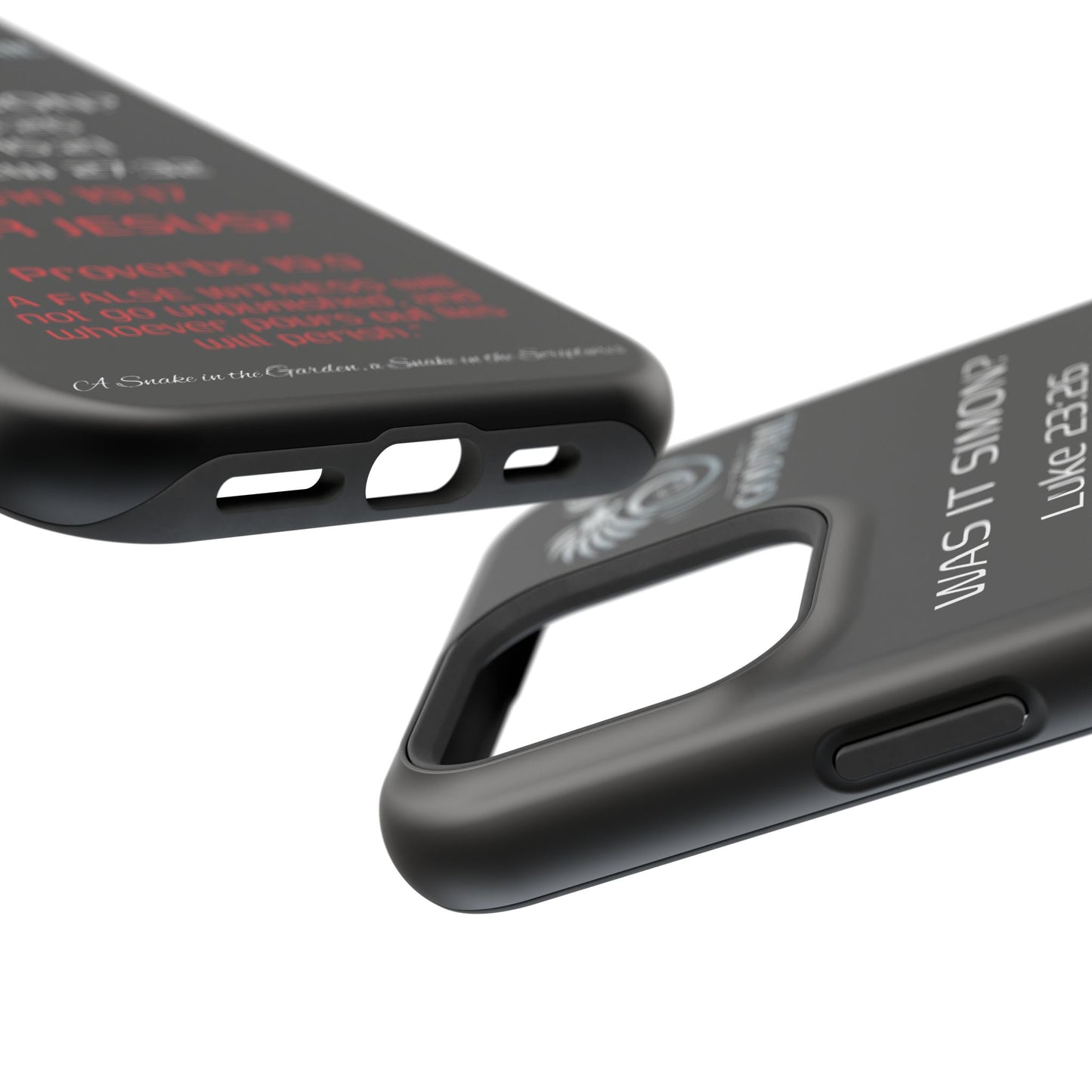 Who Carried the Cross Inconsistency - (iPhone & Samsung Galaxy) Phone Case