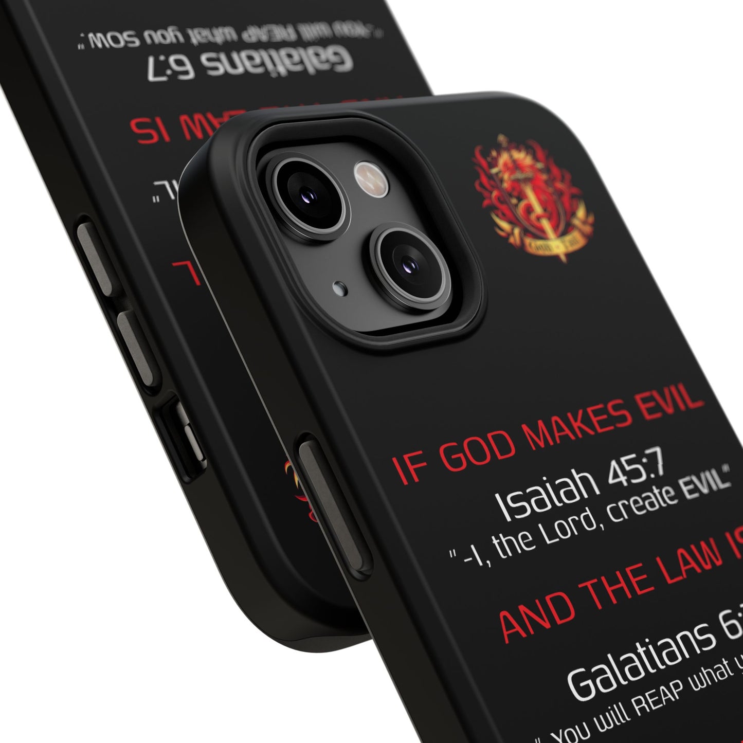 Inconsistency of God Creating Evil - (iPhone and Samsung Galaxy) Phone Case
