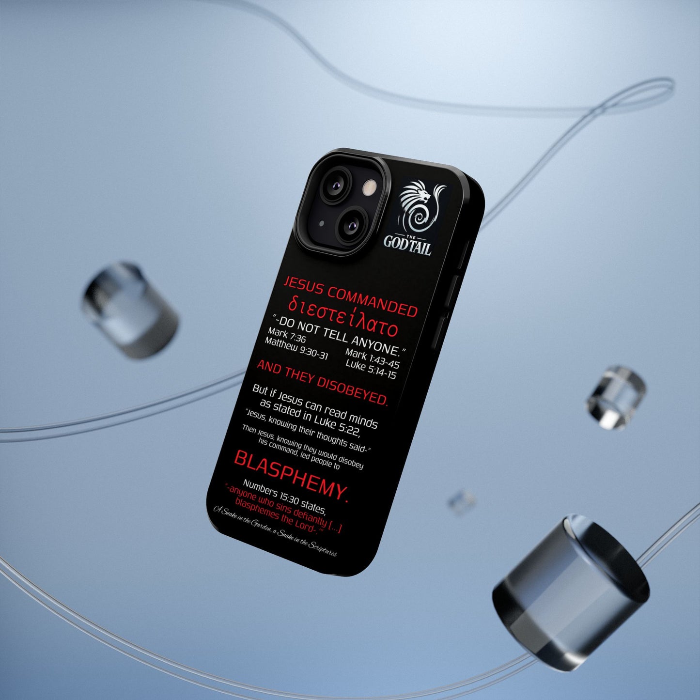 Jesus Leading to Sin Inconsistency - (iPhone & Samsung Galaxy) Phone Case