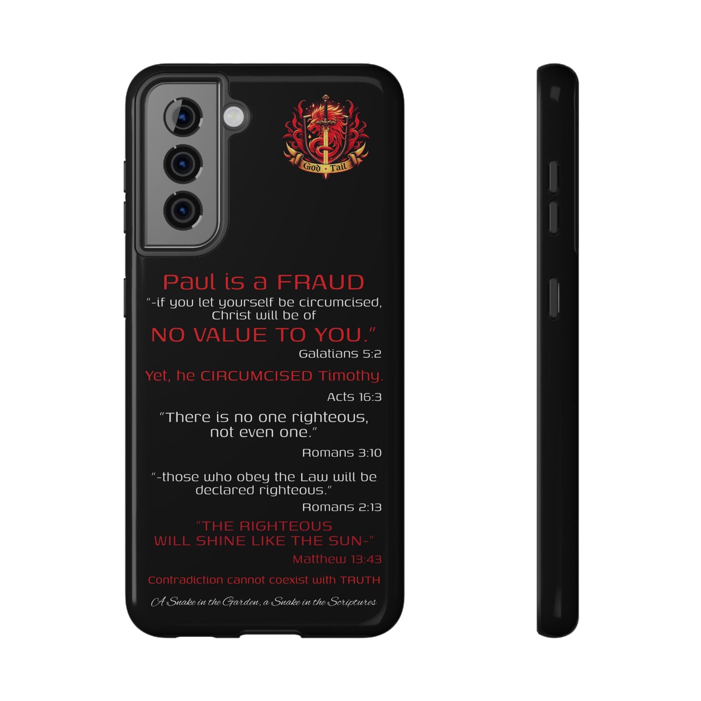 Paul's Inconsistent Philosophy - (iPhone & Samsung Galaxy) Phone Case