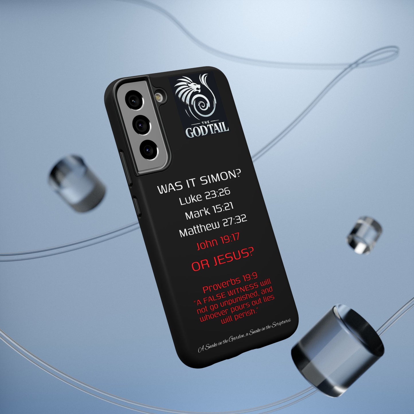 Who Carried the Cross Inconsistency - (iPhone & Samsung Galaxy) Phone Case