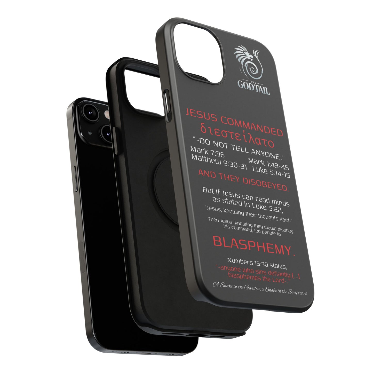 Jesus Leading to Sin Inconsistency - (iPhone & Samsung Galaxy) Phone Case