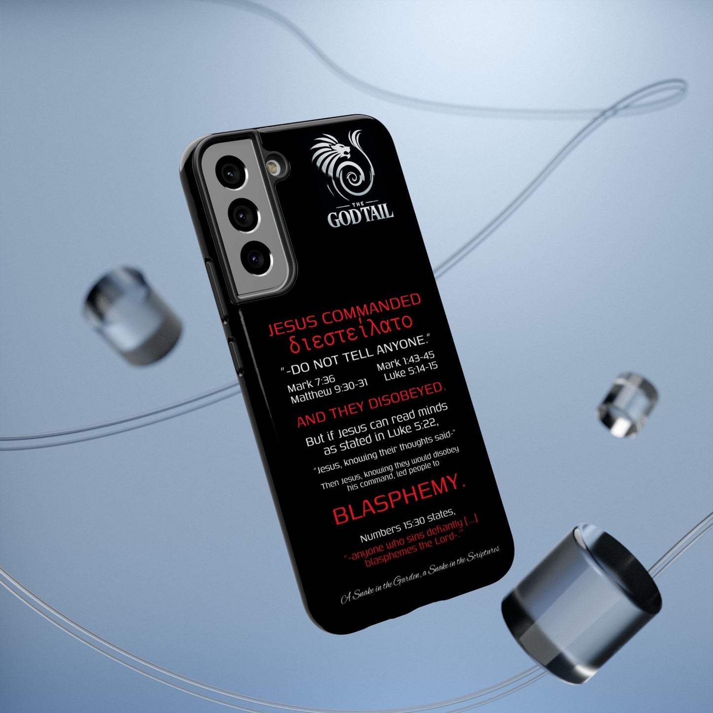 Jesus Leading to Sin Inconsistency - (iPhone & Samsung Galaxy) Phone Case