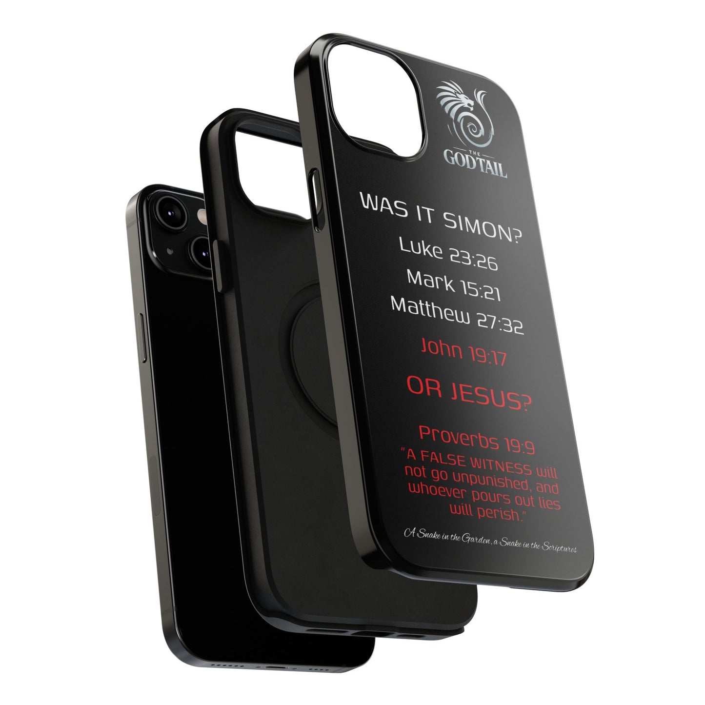 Who Carried the Cross Inconsistency - (iPhone & Samsung Galaxy) Phone Case