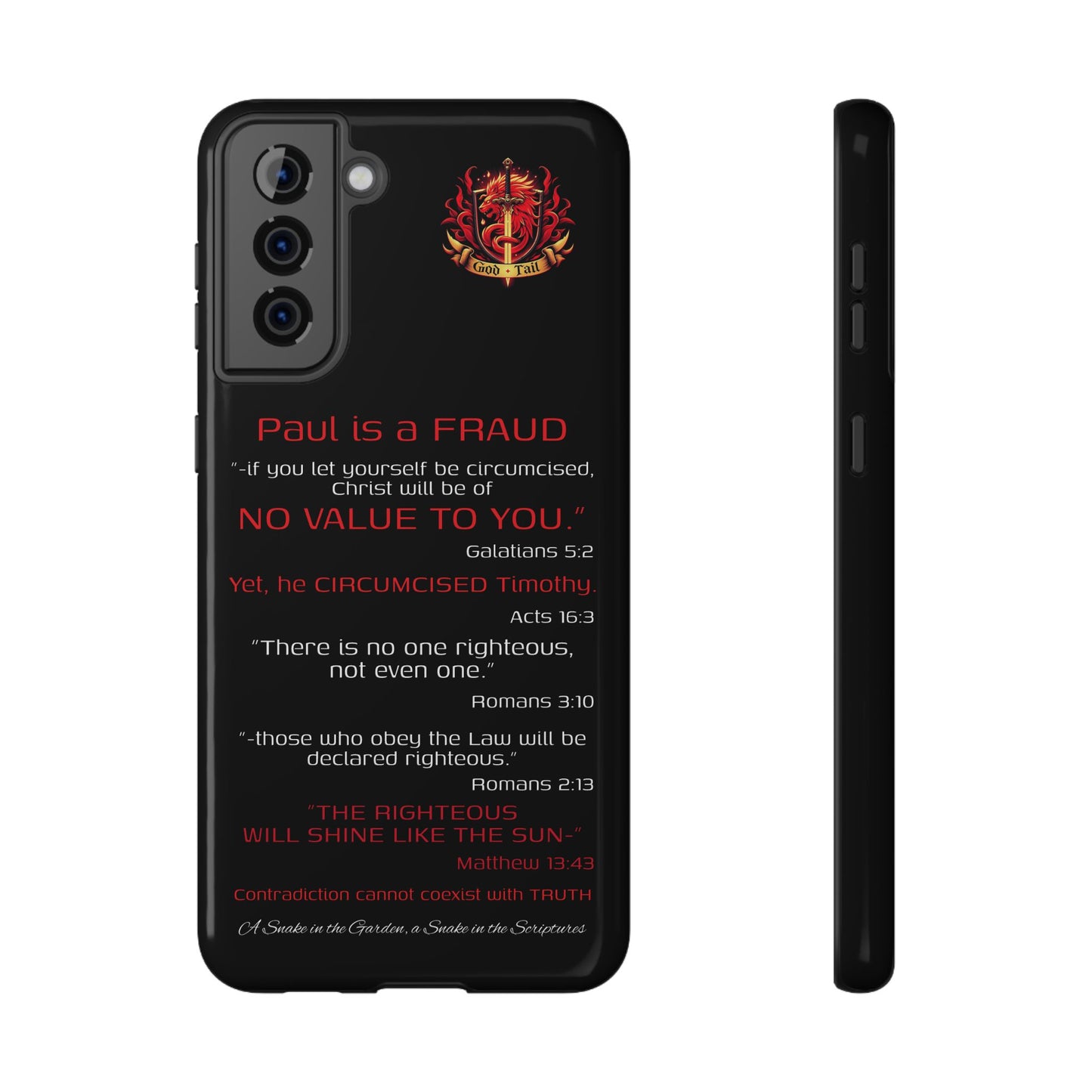 Paul's Inconsistent Philosophy - (iPhone & Samsung Galaxy) Phone Case