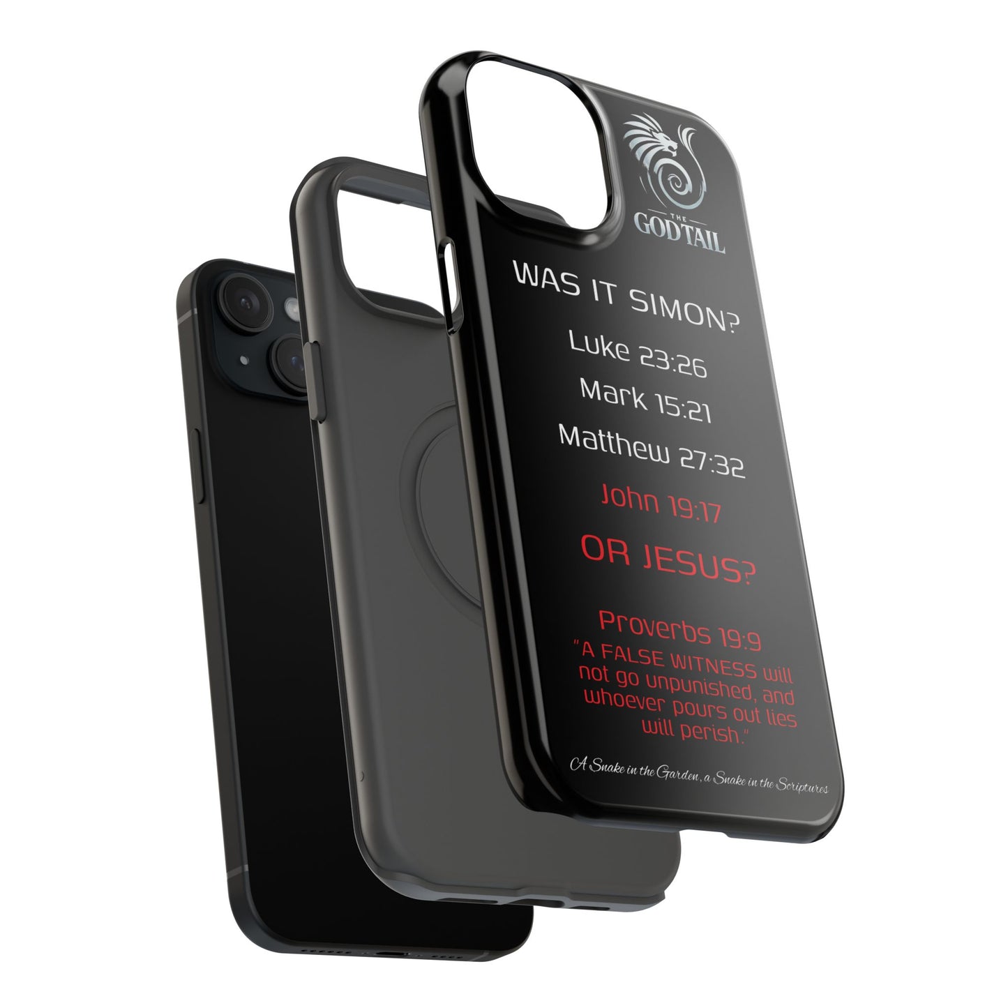Who Carried the Cross Inconsistency - (iPhone & Samsung Galaxy) Phone Case