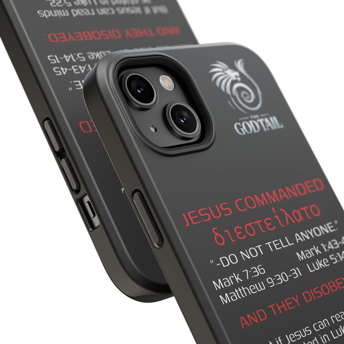 Jesus Leading to Sin Inconsistency - (iPhone & Samsung Galaxy) Phone Case