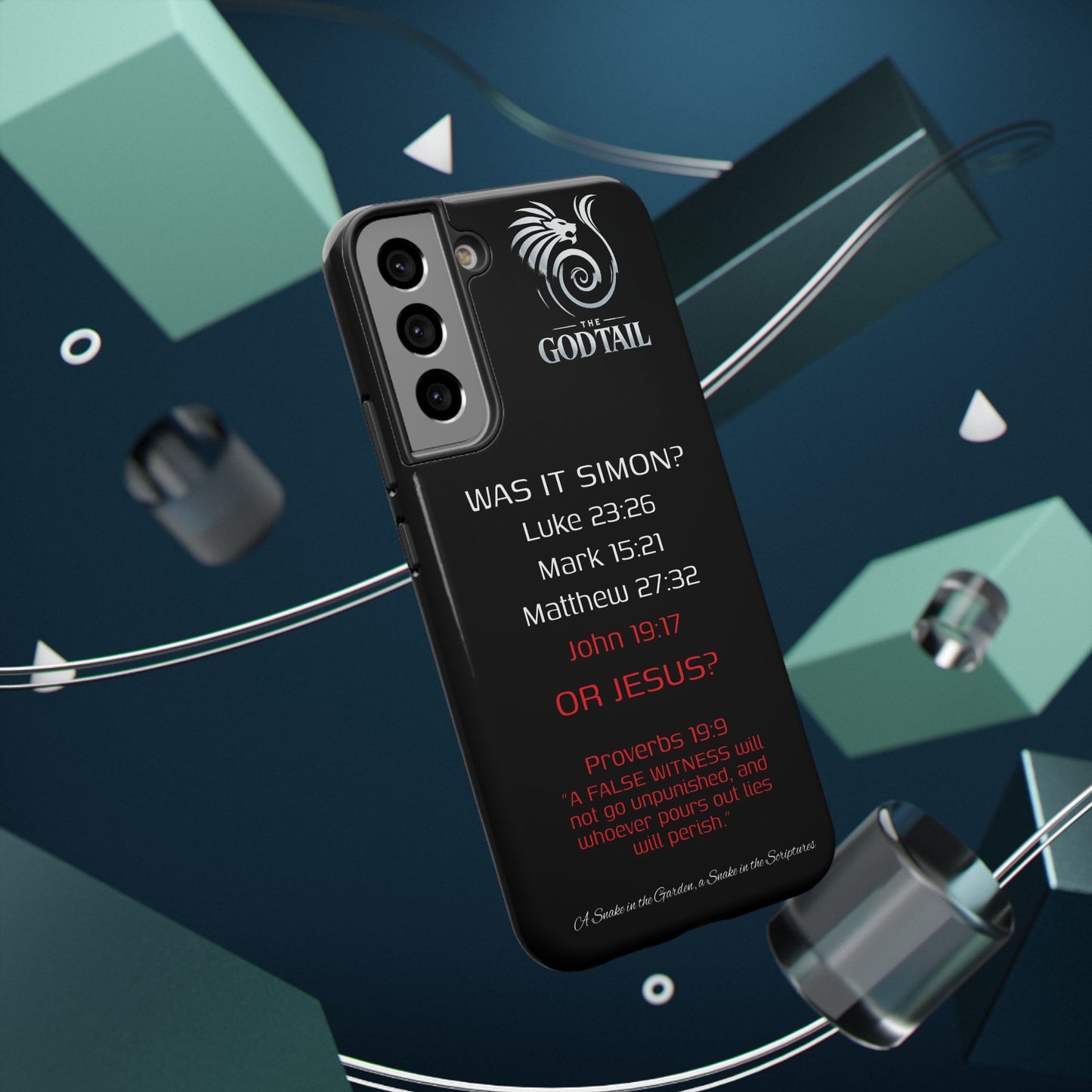 Who Carried the Cross Inconsistency - (iPhone & Samsung Galaxy) Phone Case