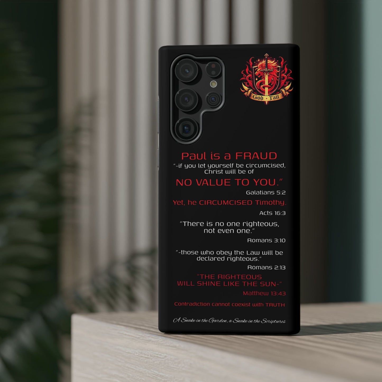 Paul's Inconsistent Philosophy - (iPhone & Samsung Galaxy) Phone Case